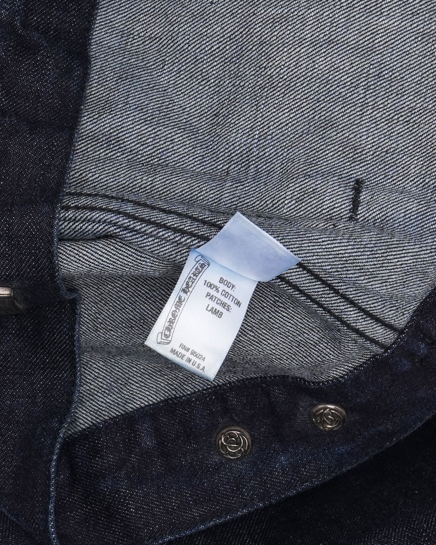 Cross Patch Denim Trucker Jacket