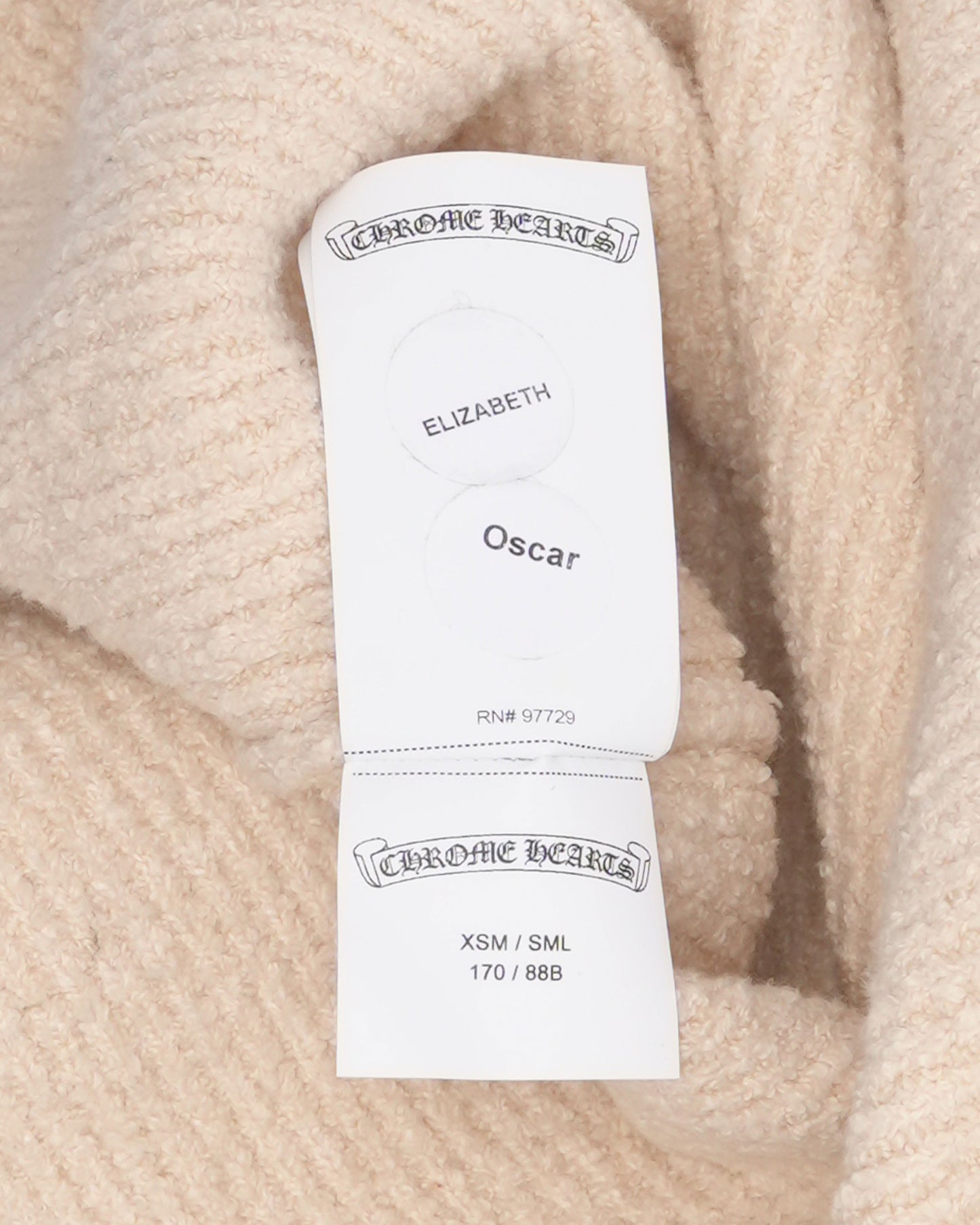 Cross Patch Mock Neck Sweater
