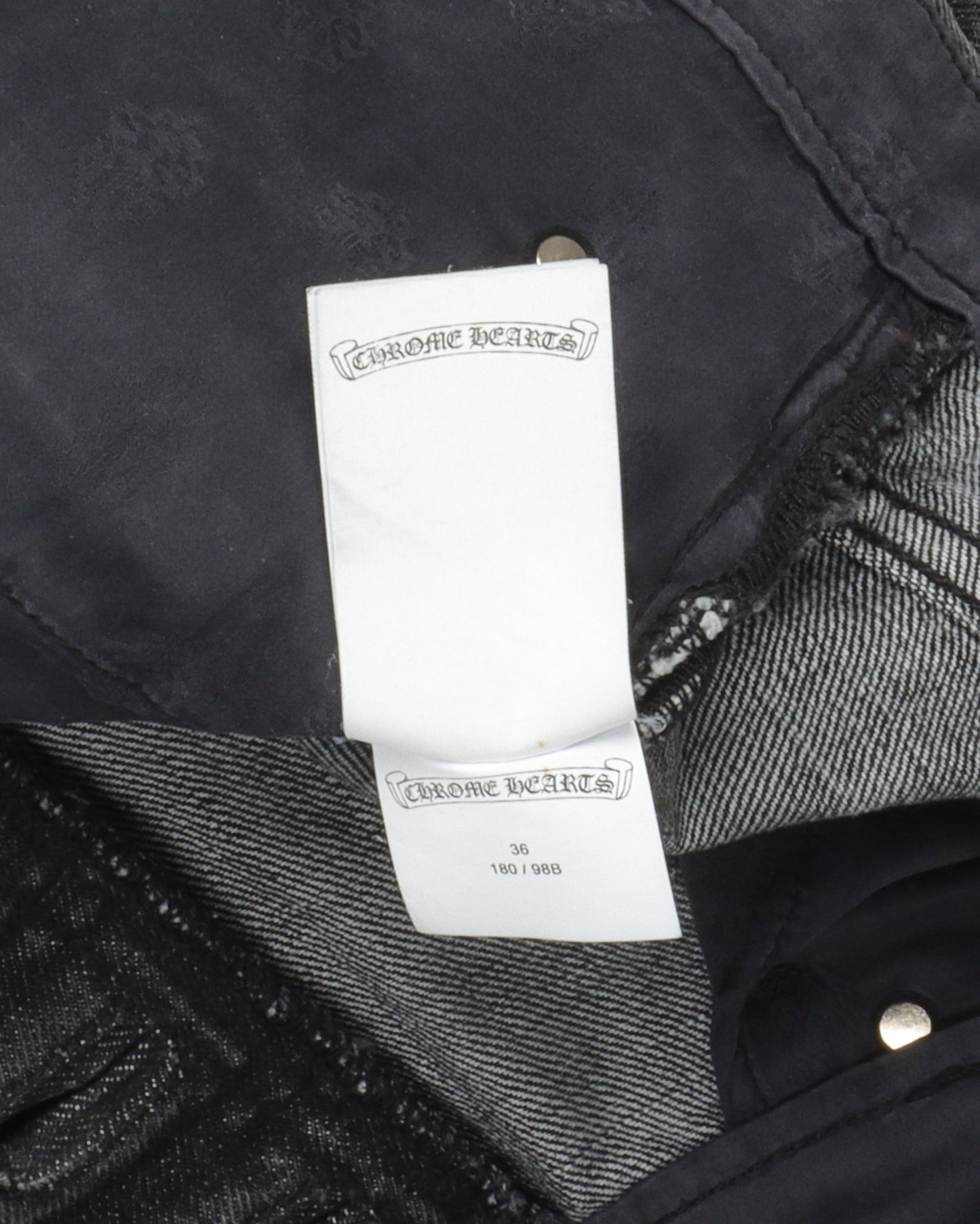 Multicolor Cross Patch Jeans