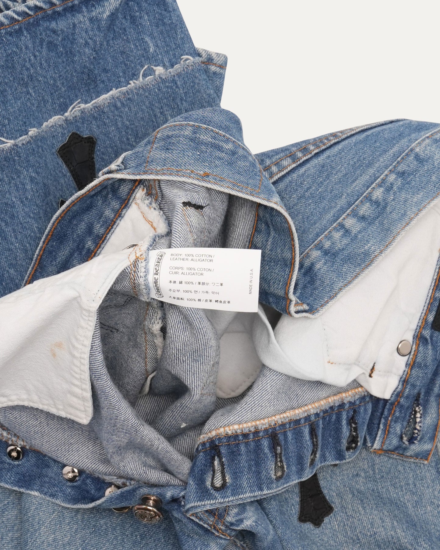 Levi's Alligator Cross Patch 501 Jeans