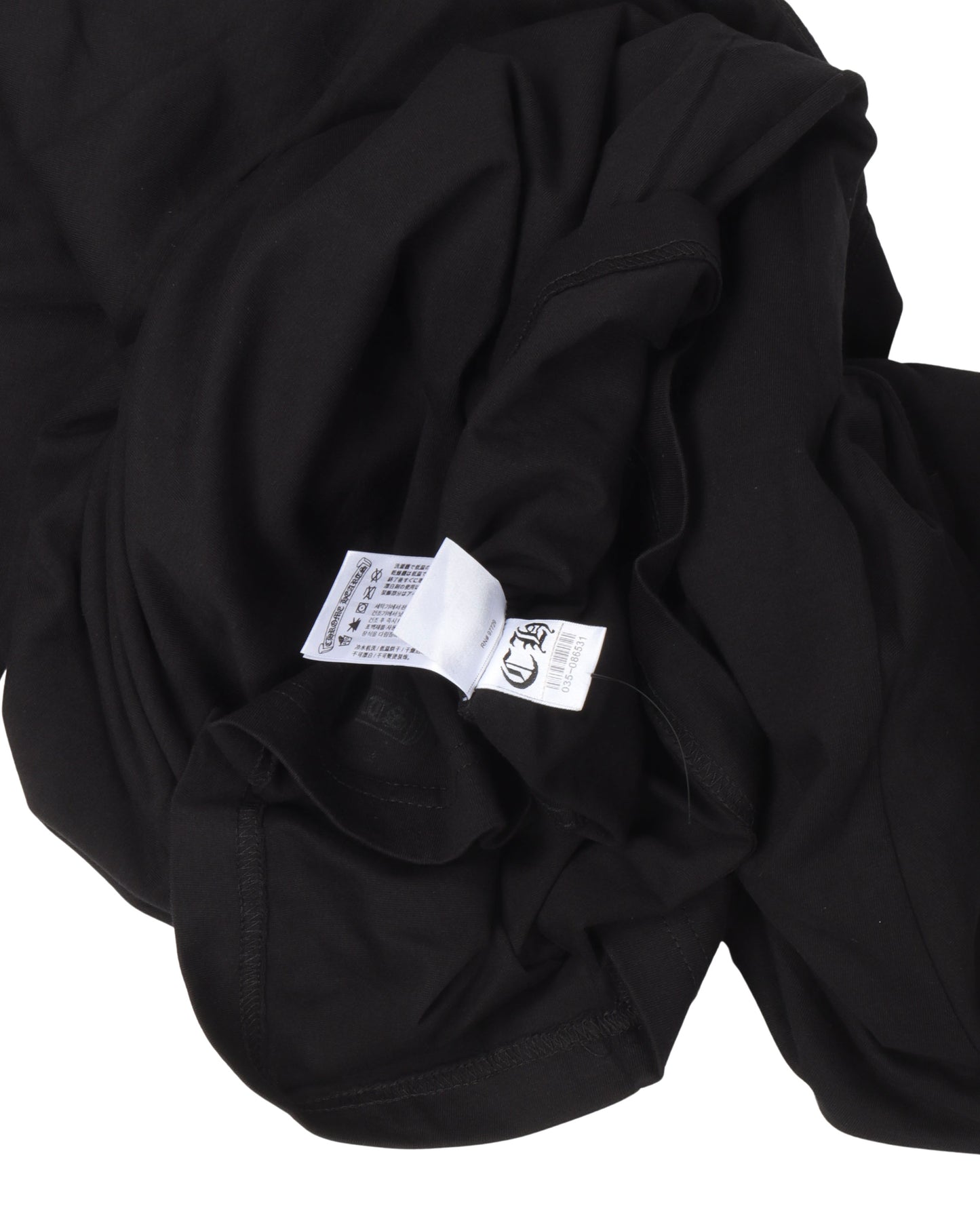 Tonal Neck Logo Long Sleeve T-Shirt