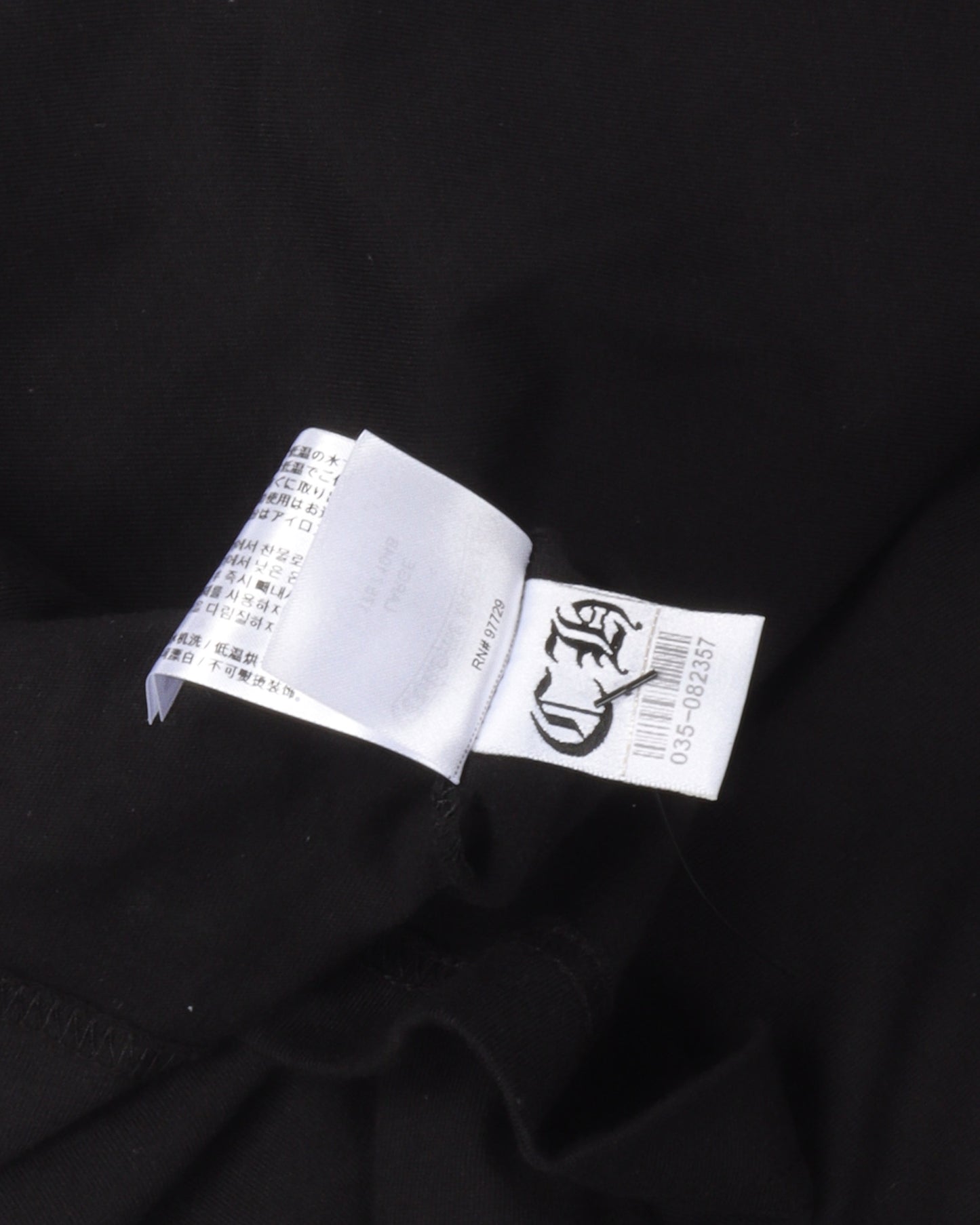 Tonal Neck Logo Long Sleeve T-Shirt