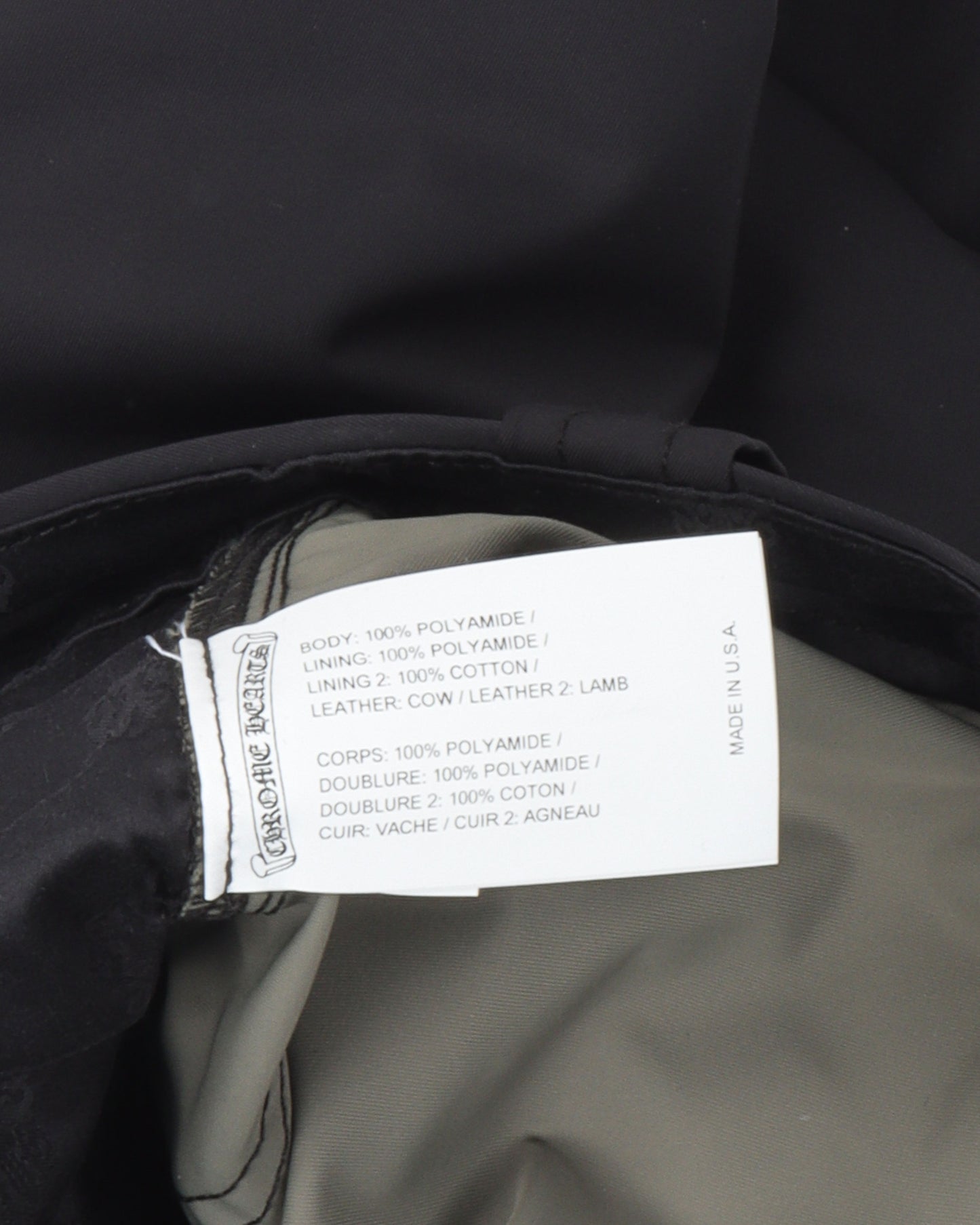 Leather Double Knee Nylon Carpenter Pants