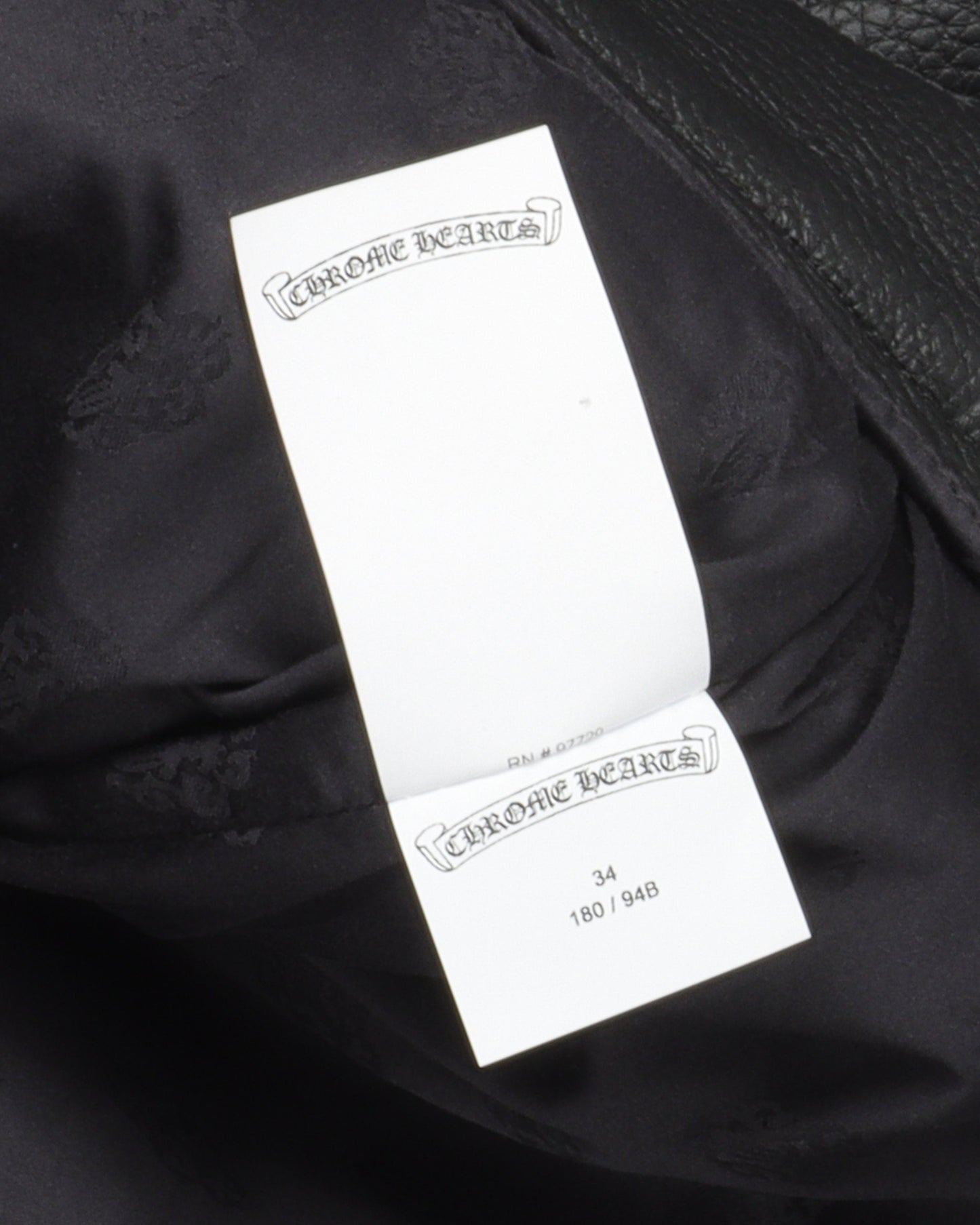 Cross Patch Leather Pants