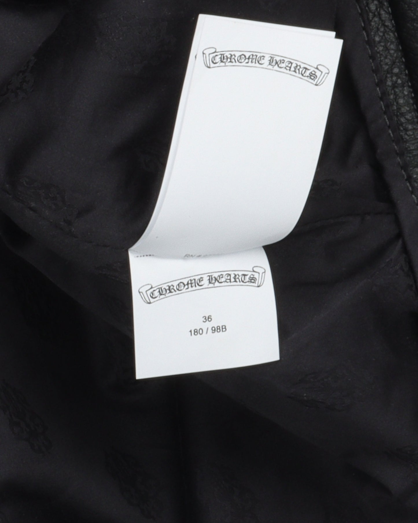 Cross Patch Leather Pants