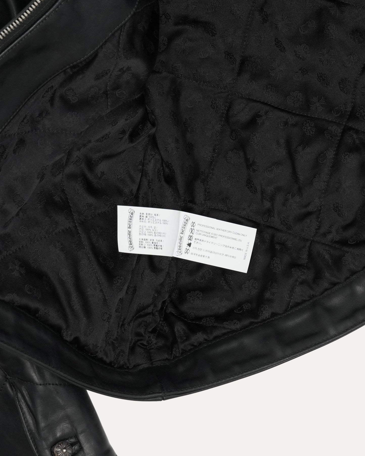 Leather Blouson Jacket