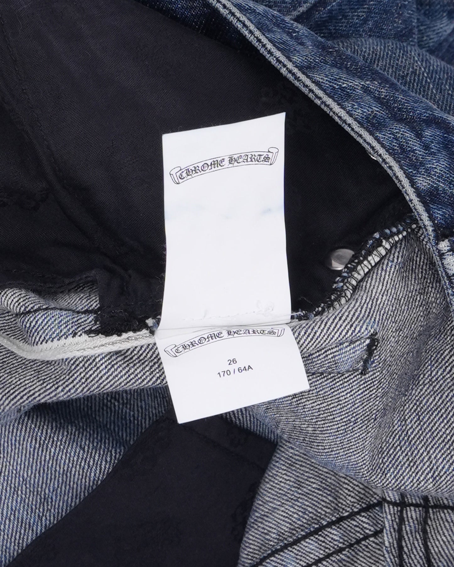 Denim Cross Patch Jeans