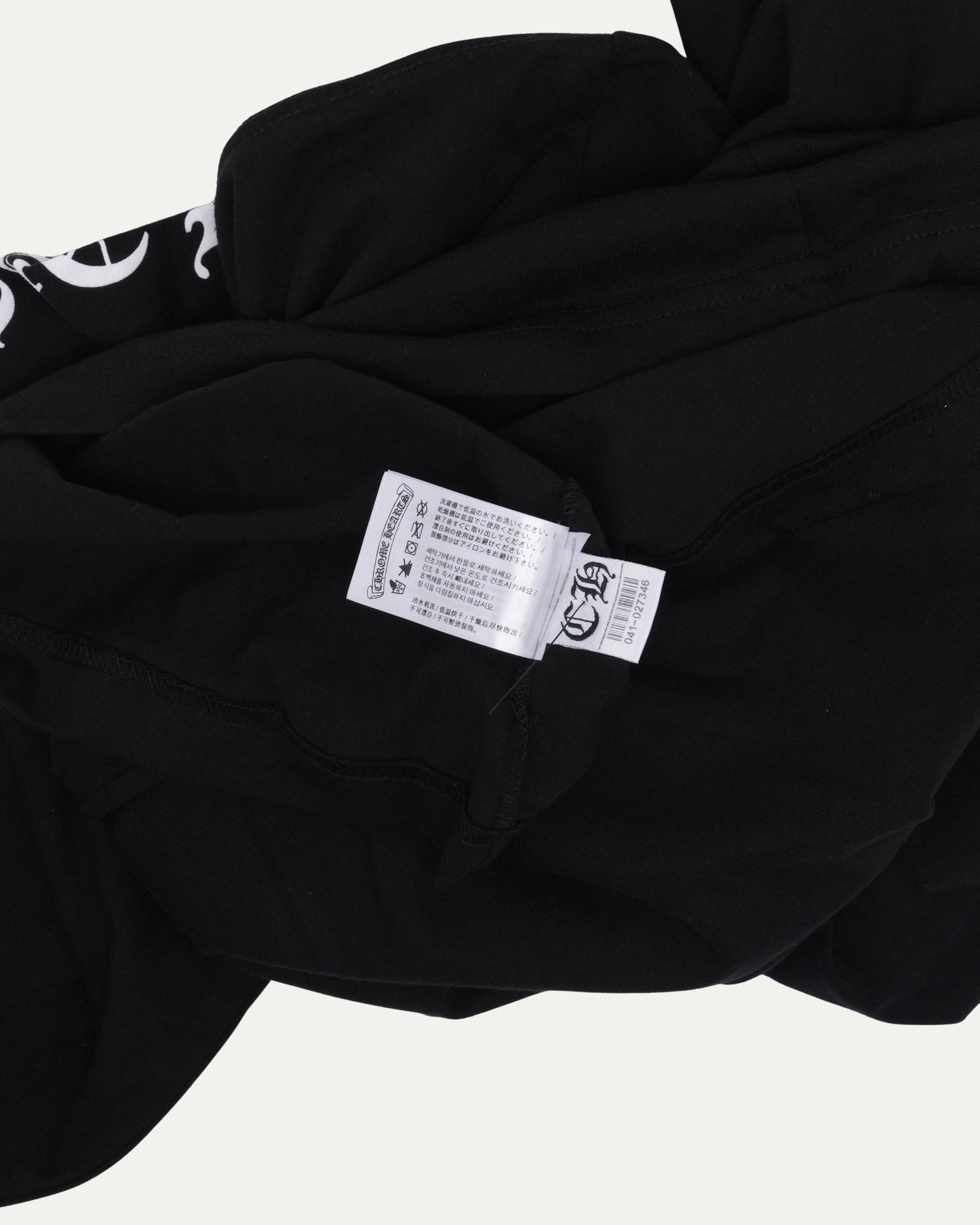 Scroll Logo Spellout Long Sleeve Pocket T-Shirt