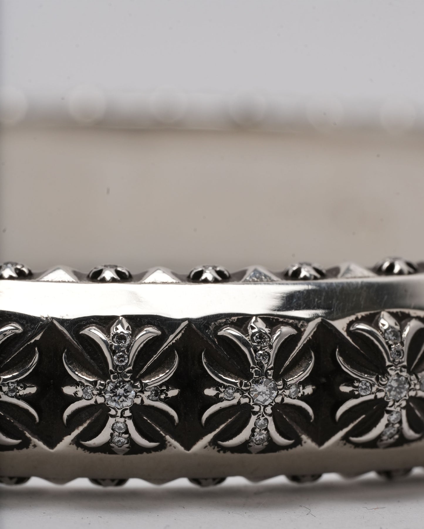 Pave Diamond True Fucking Punk Bangle