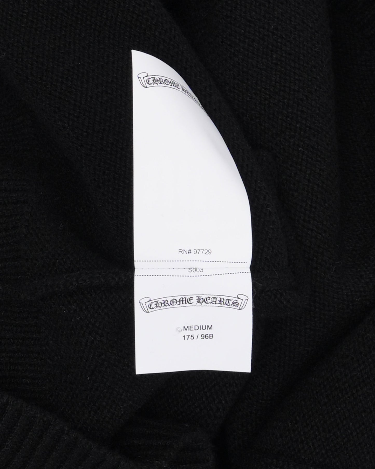 Cross Patch Cashmere Hooded Sweater