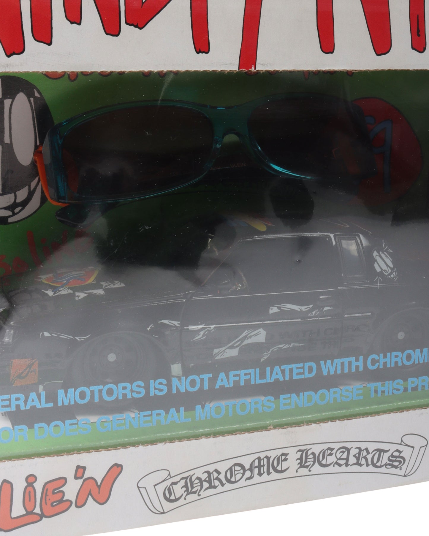 Matty Boy Sex Records 99 Eyes "U LIE'N" Sunglasses & Toy Car