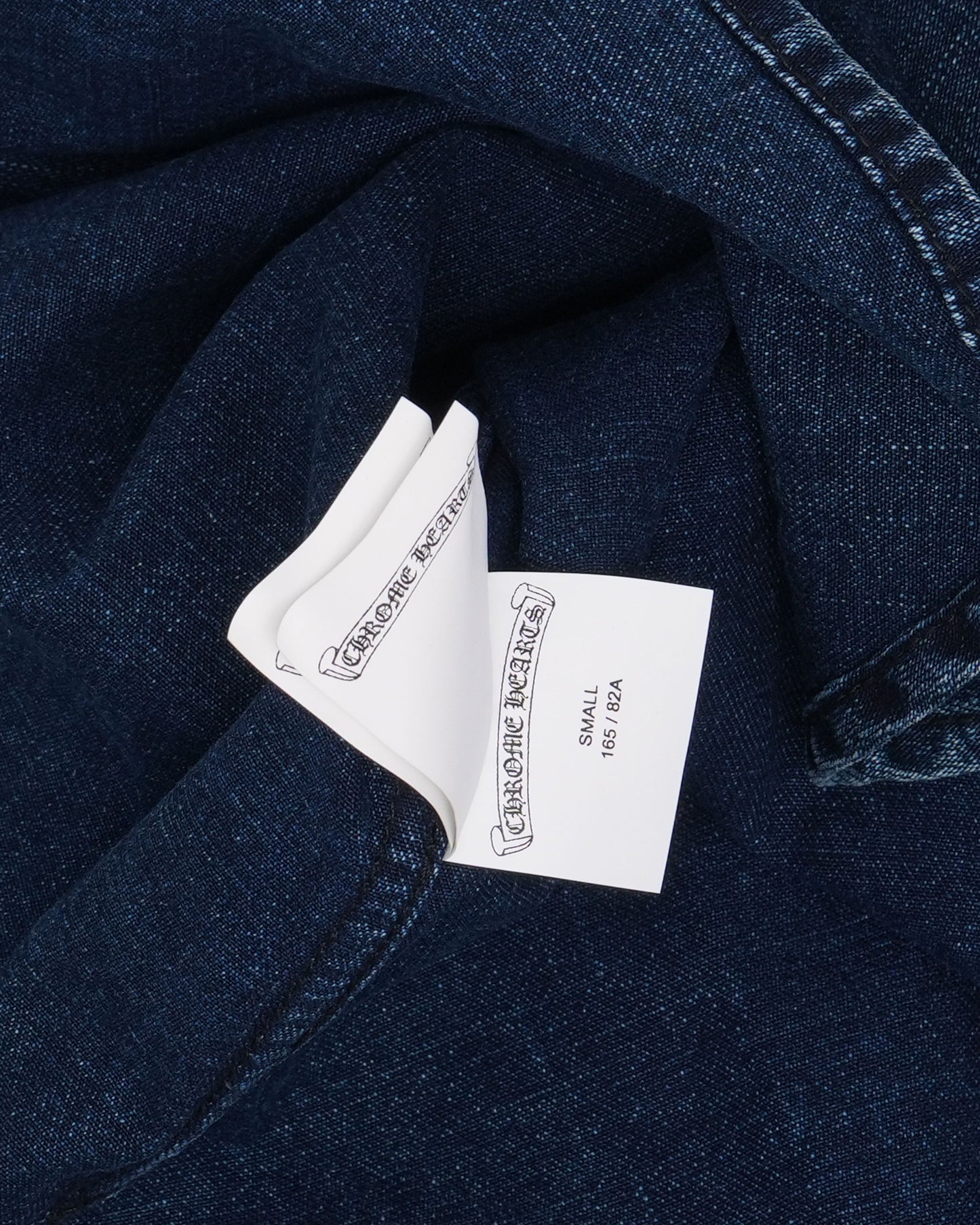Cross Patch Loose Ends Denim Shirt