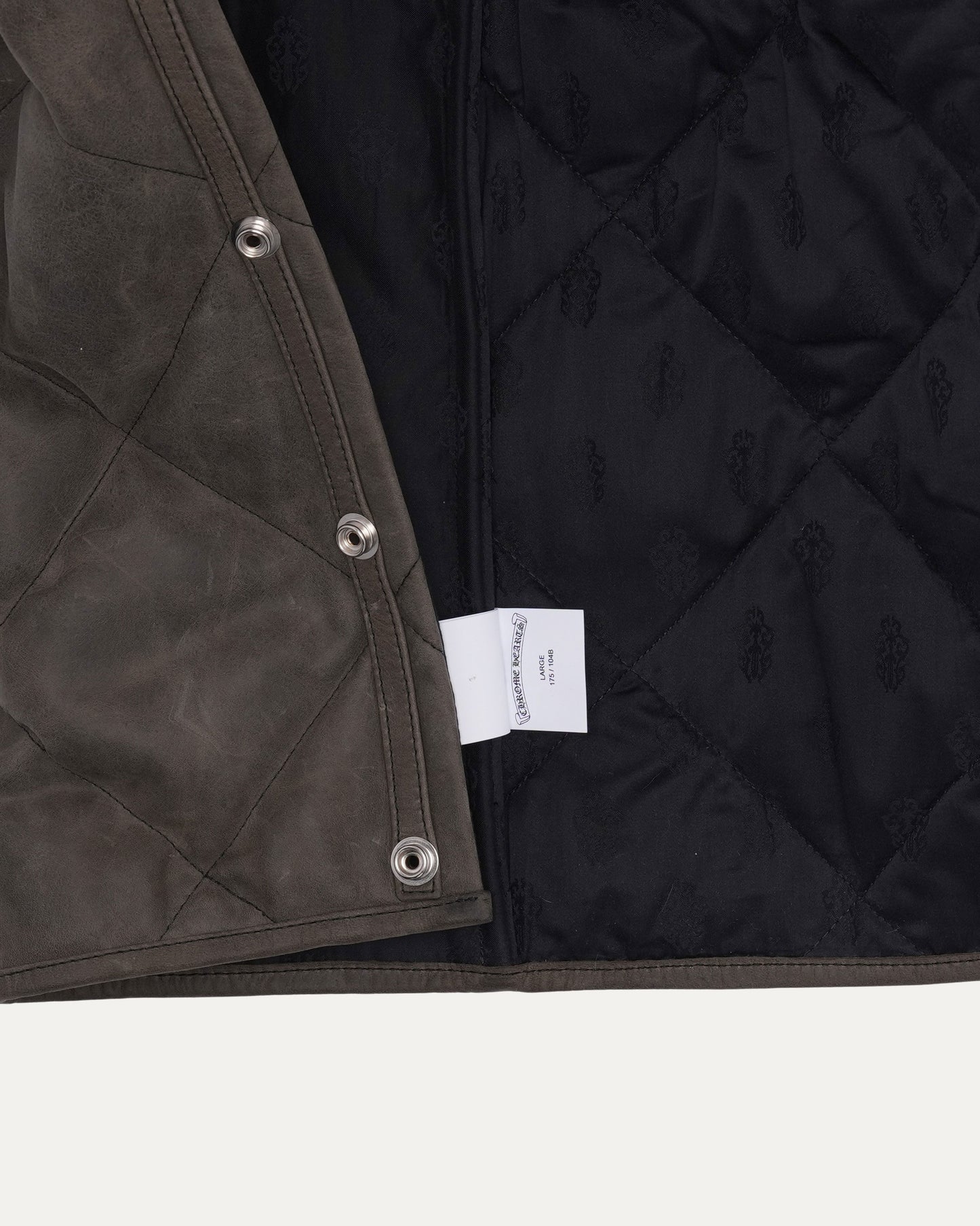Leather Quilted Puffer Jacket
