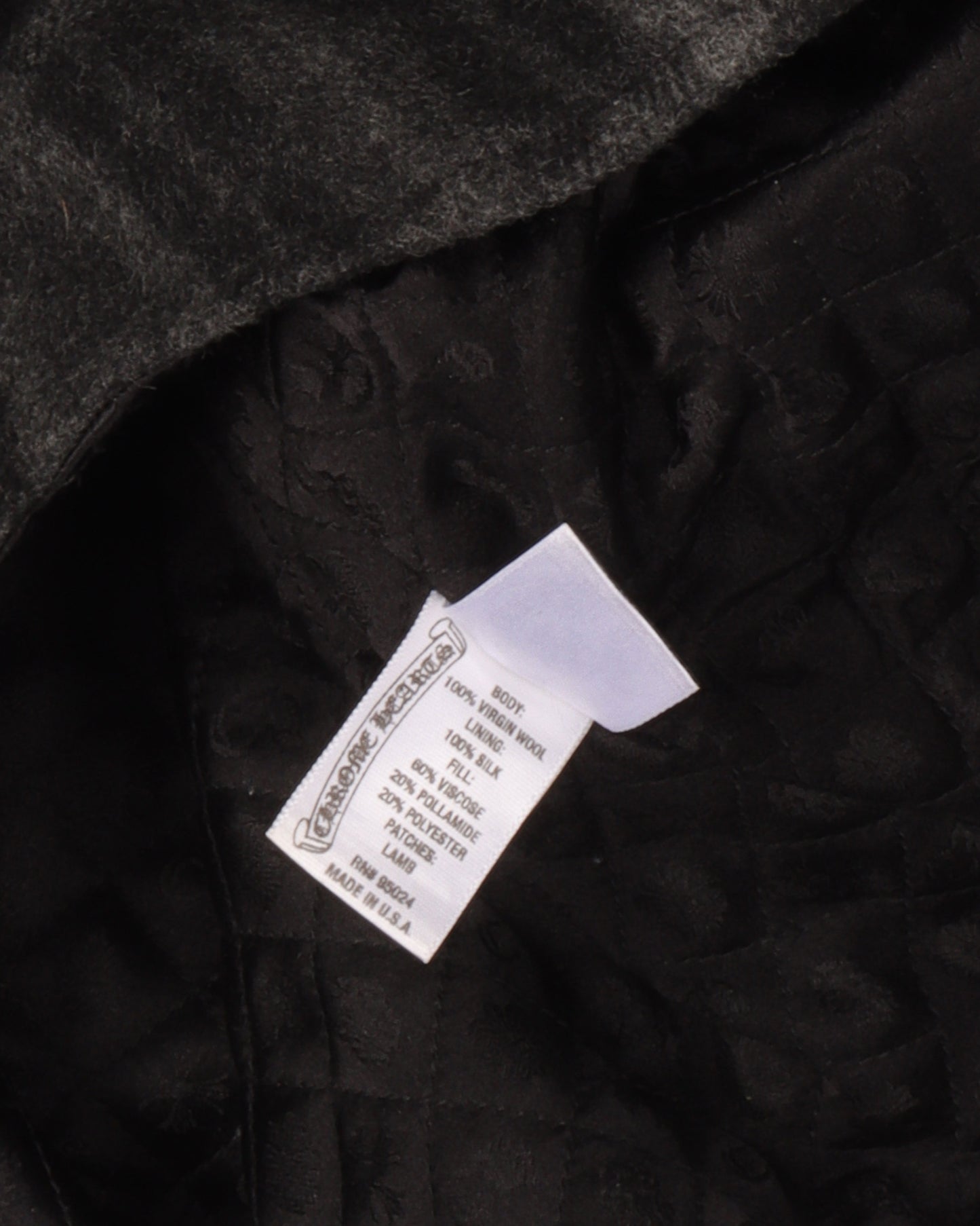 Cross Patch Padded Wool Flannel Shirt