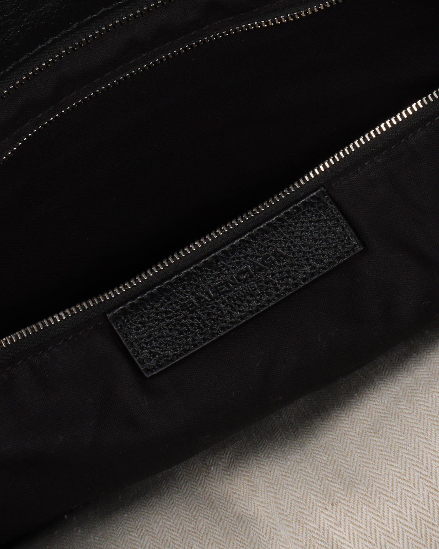 Leather Shopping Tote Bag