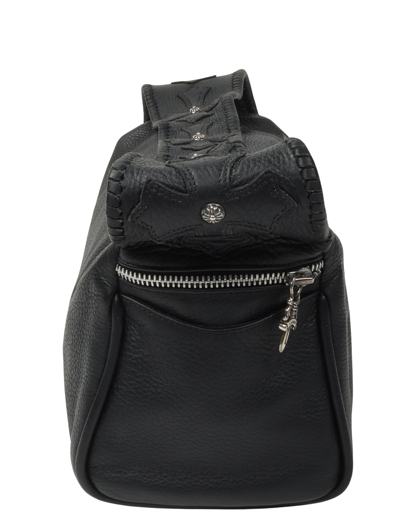 Lunch Box Cross Patch Leather Bag