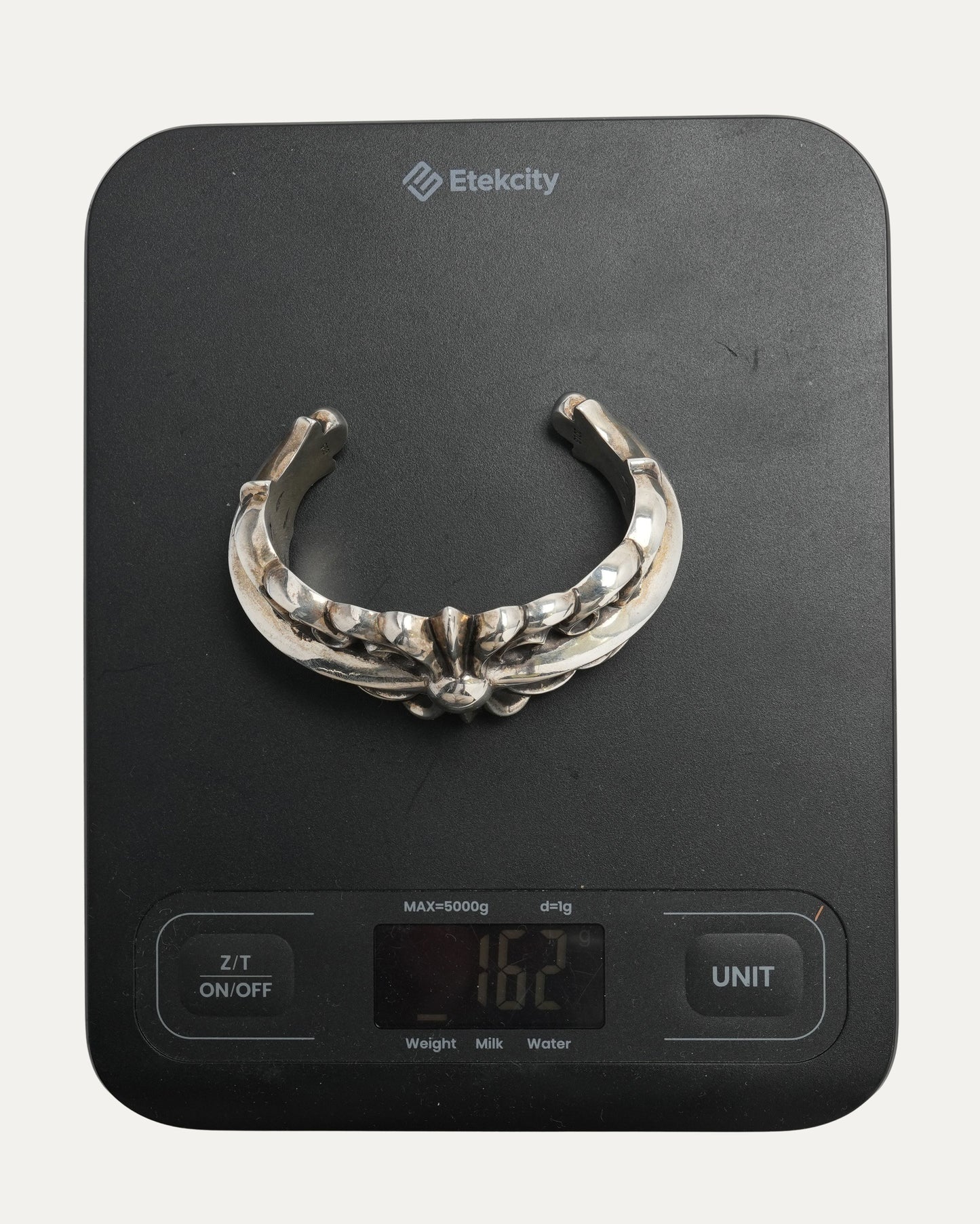 Floral Cross Cuff Bracelet