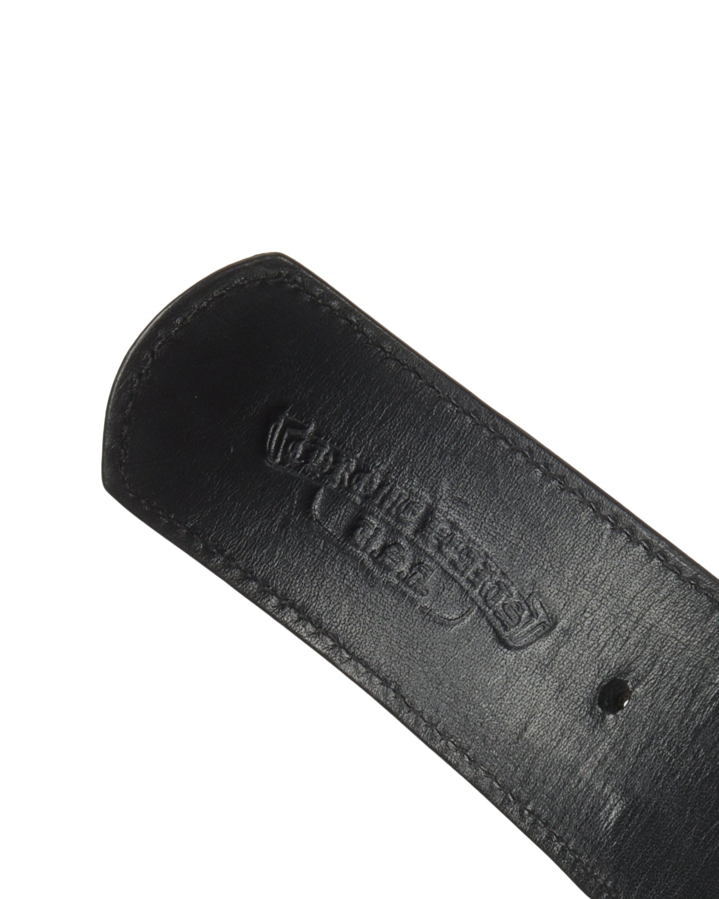 XXL Oval Cross Buckle Punk Studded Belt