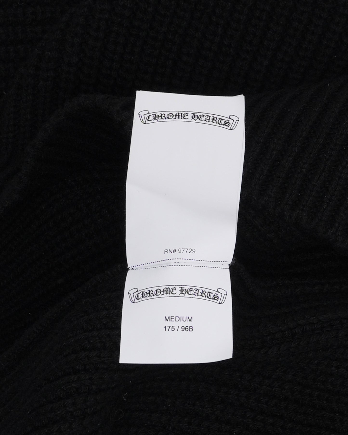Cashmere Cross Patch Quarter Zip Sweater