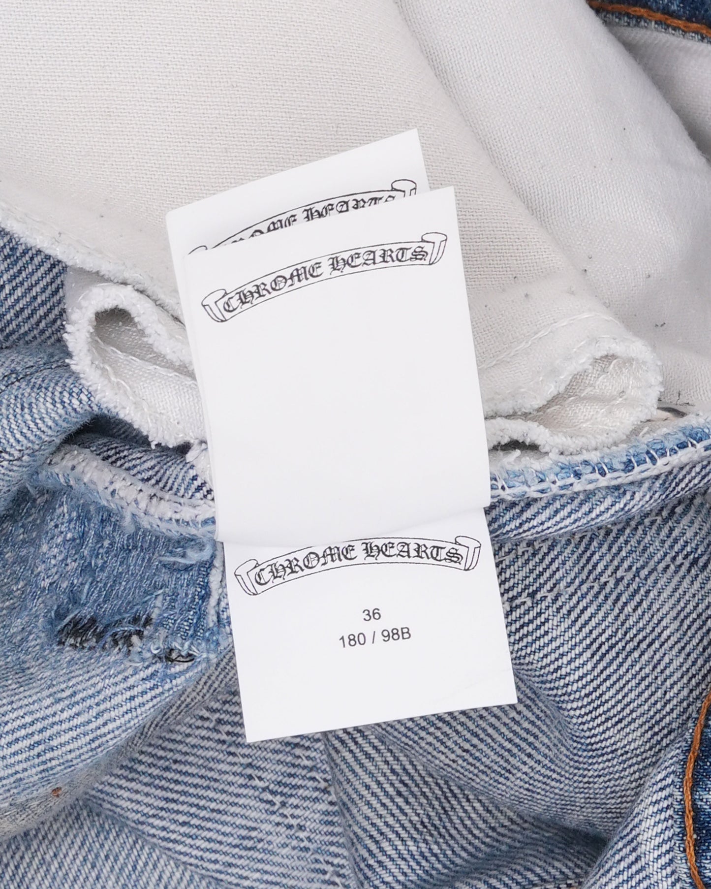 Levi's Orange Tab 505 Cross Patch Jeans