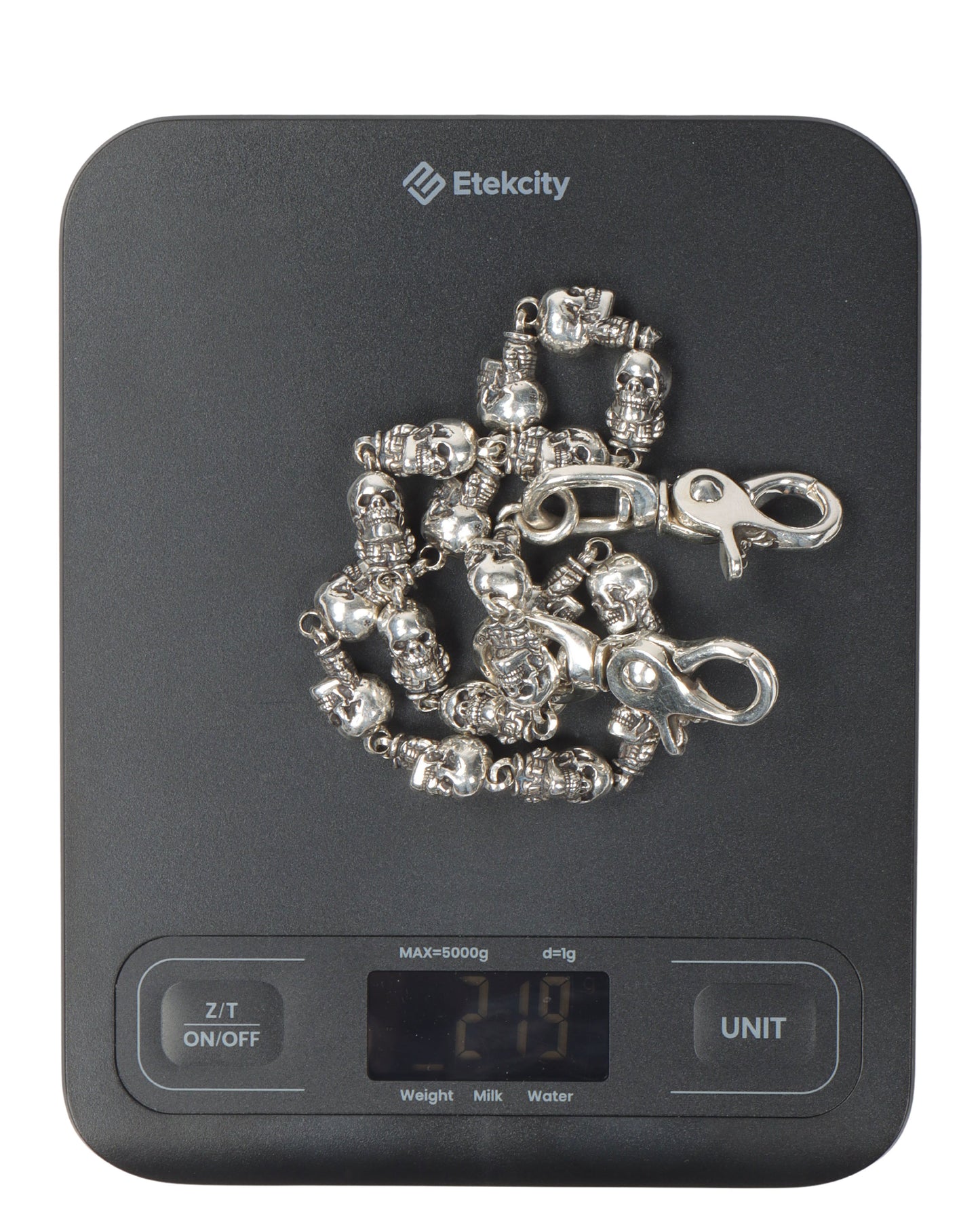 Delphino Foti Skull Wallet Chain