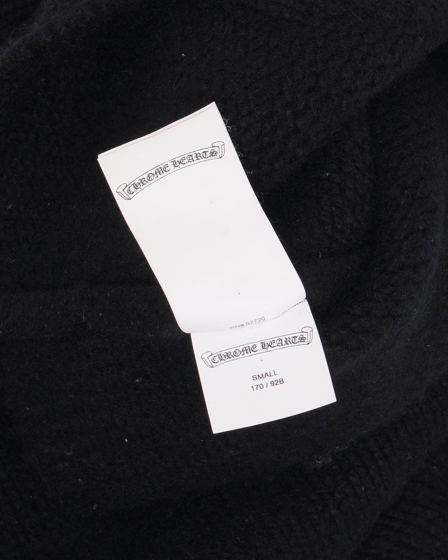 Cross Patch Cashmere Hooded Sweater