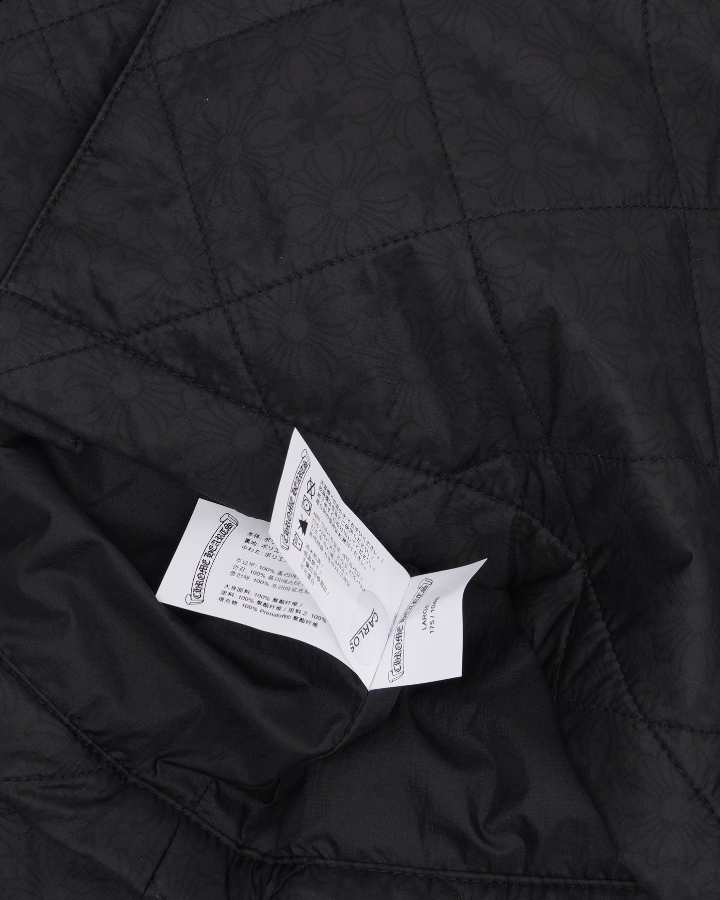 CH Embroidered Padded Shirt Jacket