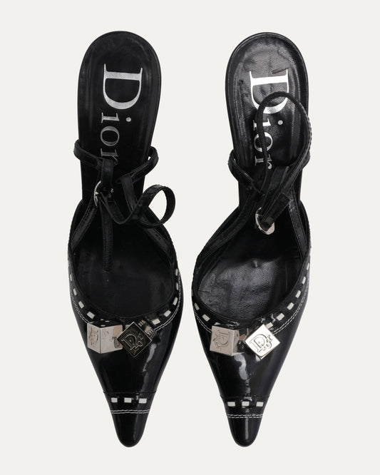 FW 2004 Patent Leather Dice Shoes