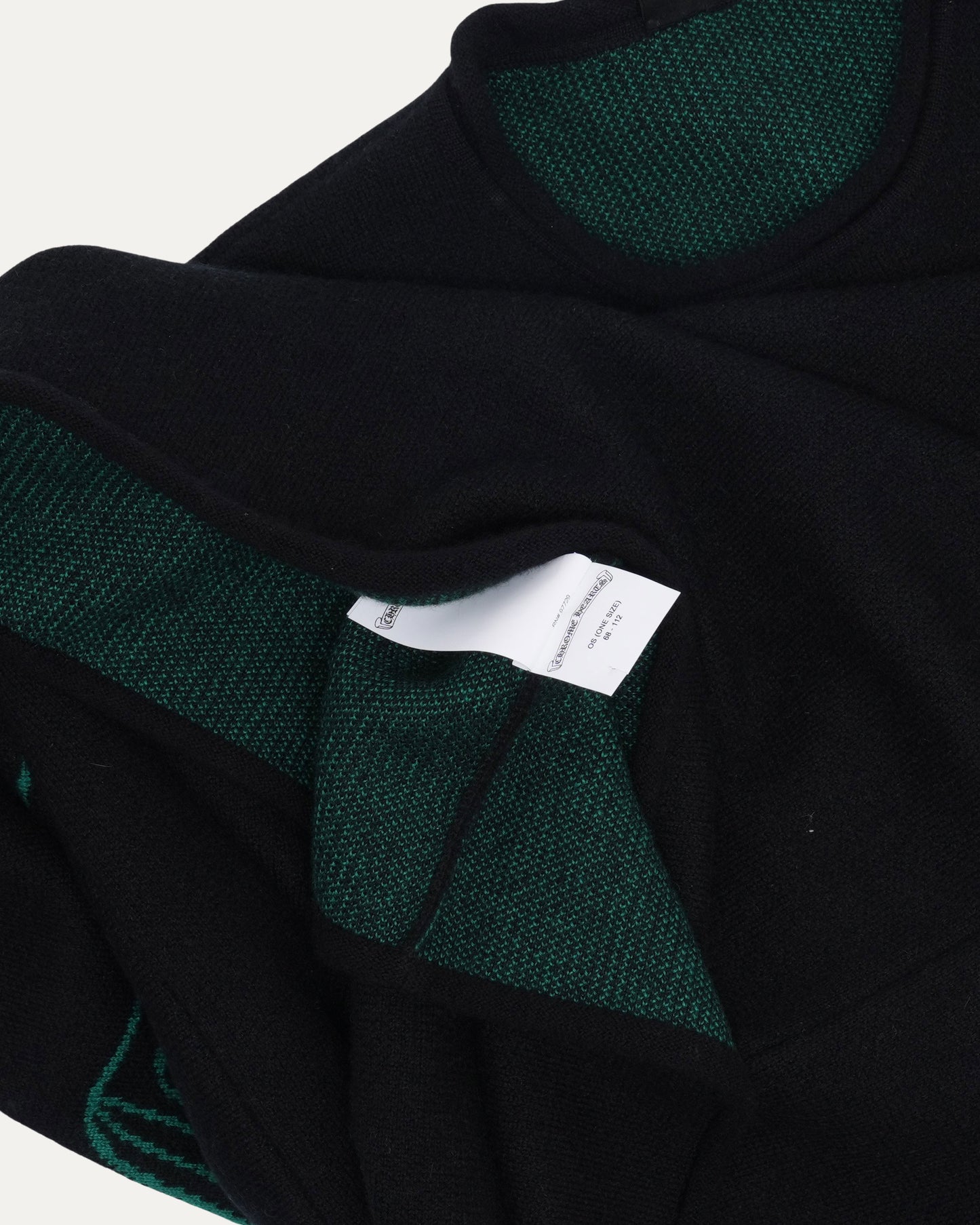 Cashmere Scroll Logo Sweater