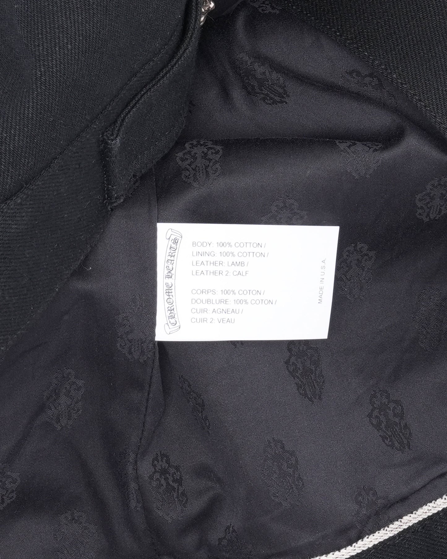 Floral Cross Patch Trucker Jacket