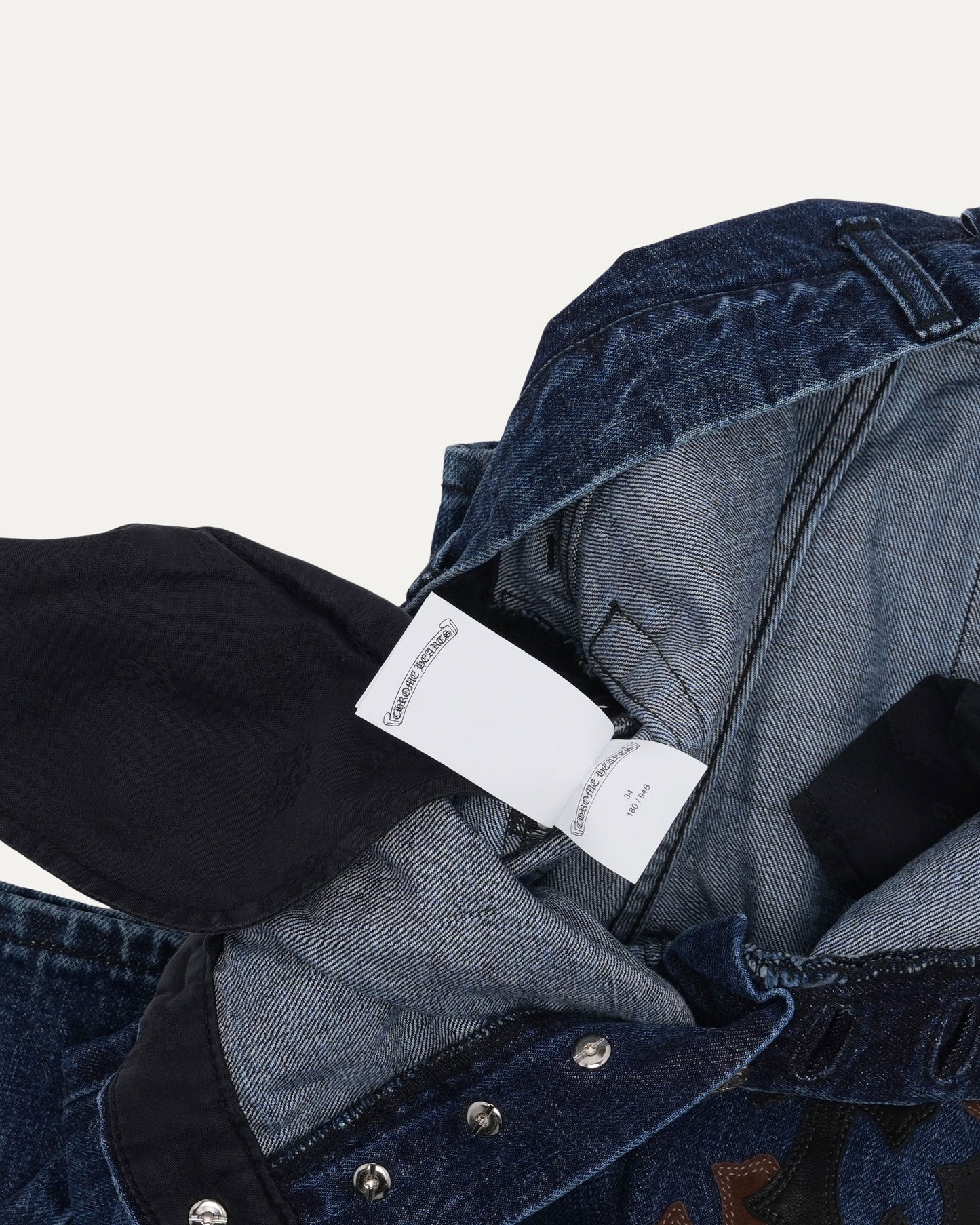 Turbo Diesel Cross Patch Fleur Knee Jeans
