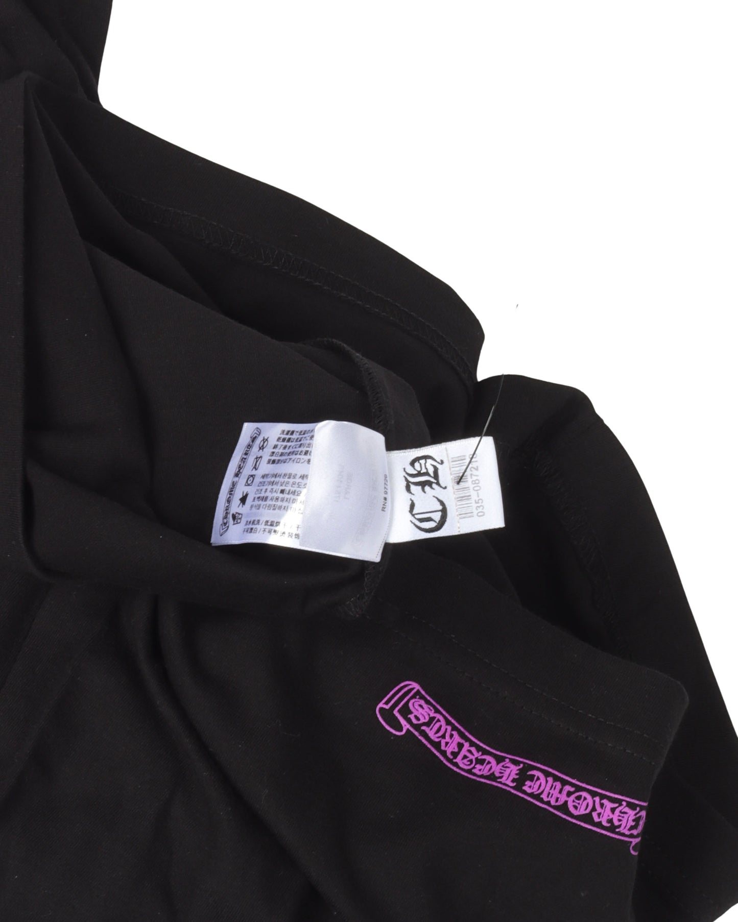 Neck Logo Long Sleeve T-Shirt