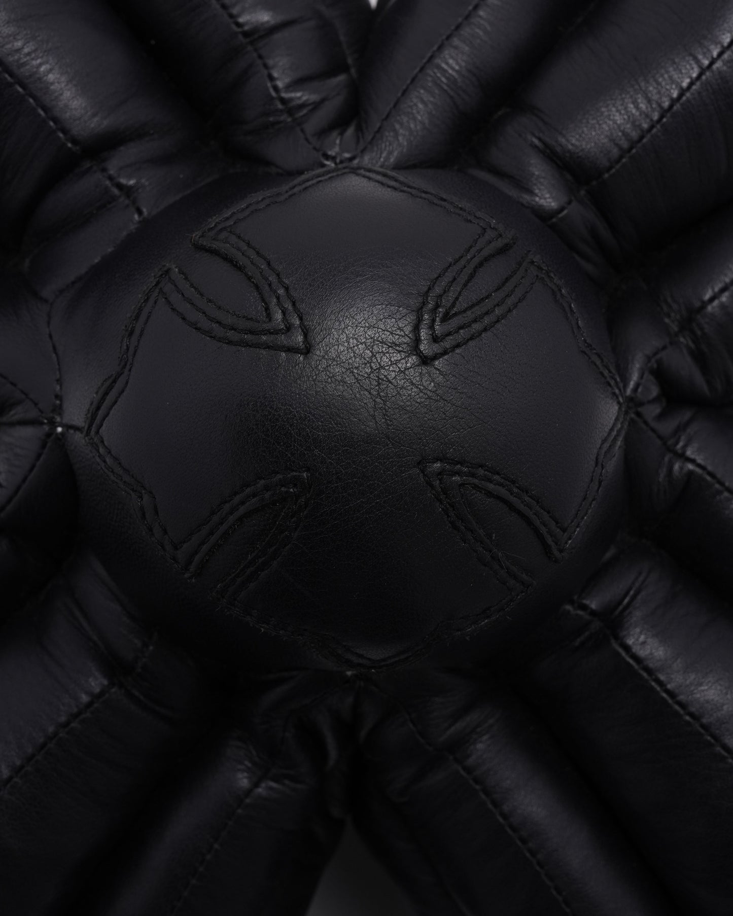 Plus Cross Leather Cushion