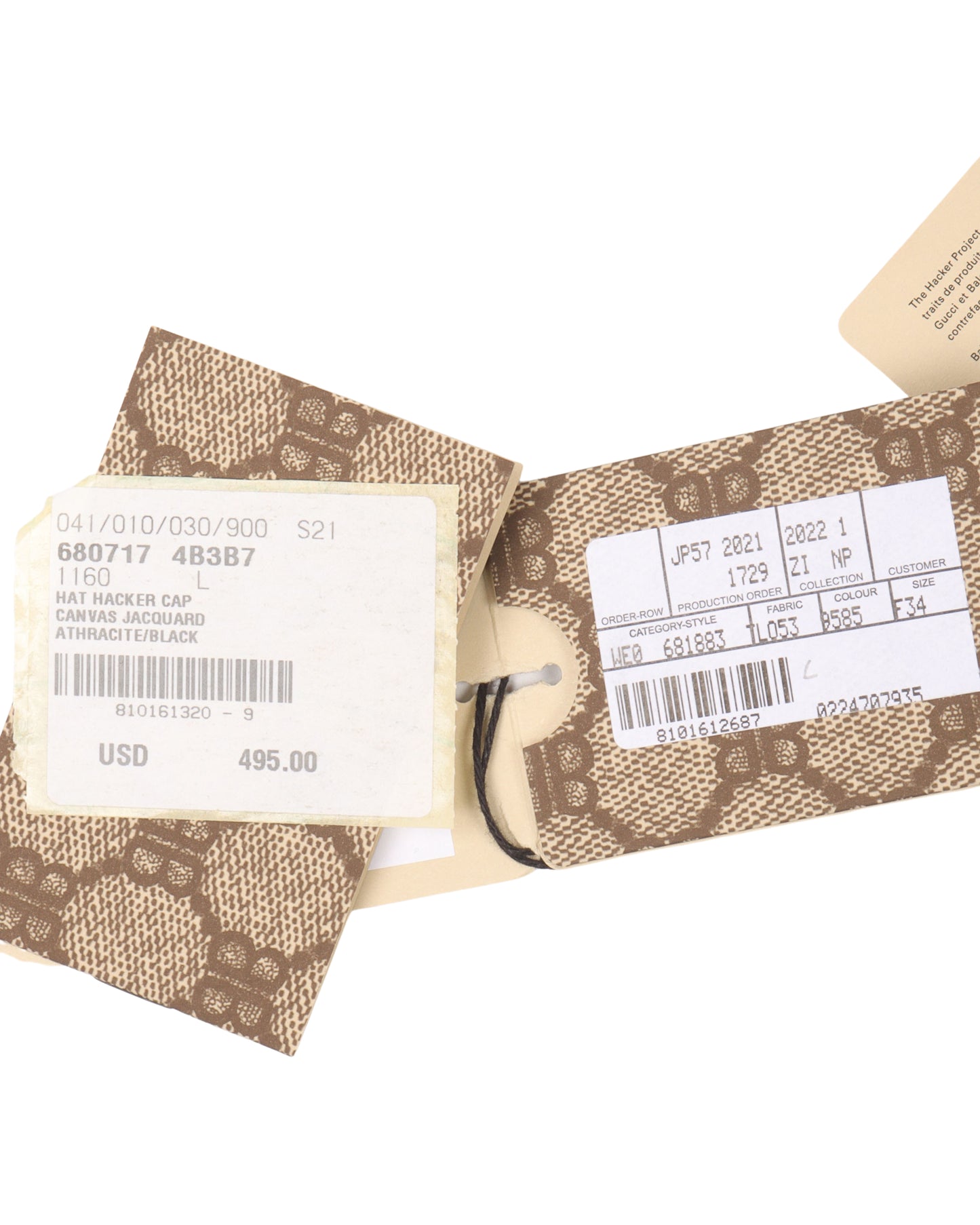 Gucci Hacker Monogram Hat