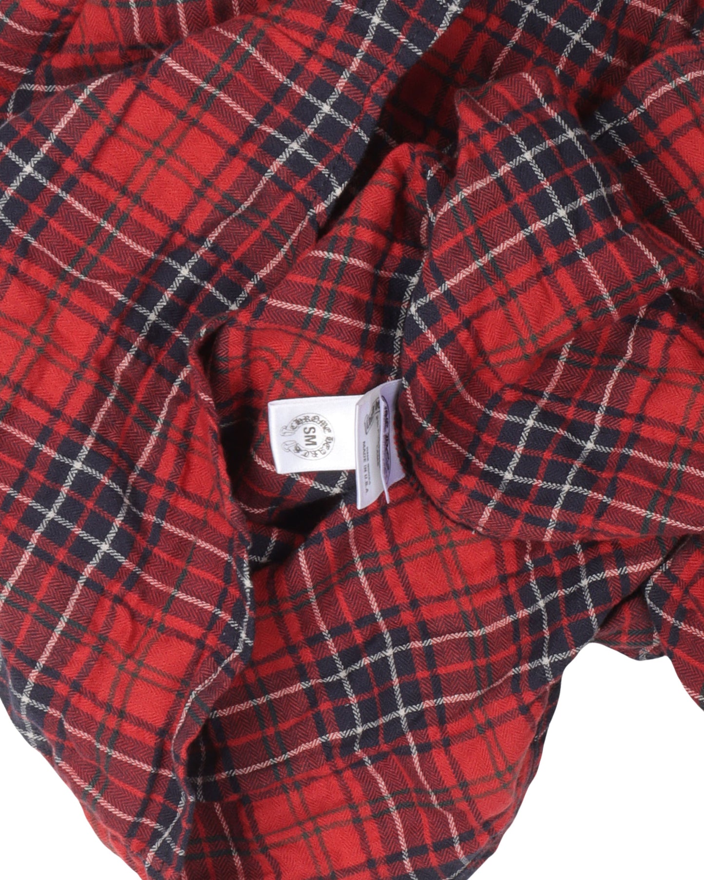 Fleur De Lis Cross Patch Western Flannel Shirt