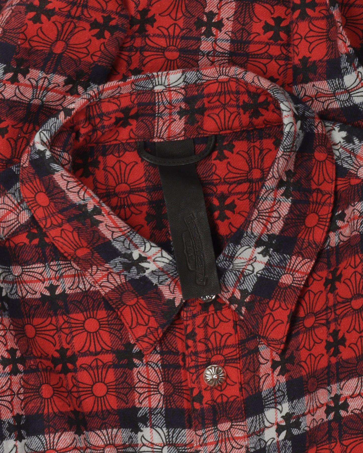Cross Patch Cotton Flannel Shirt