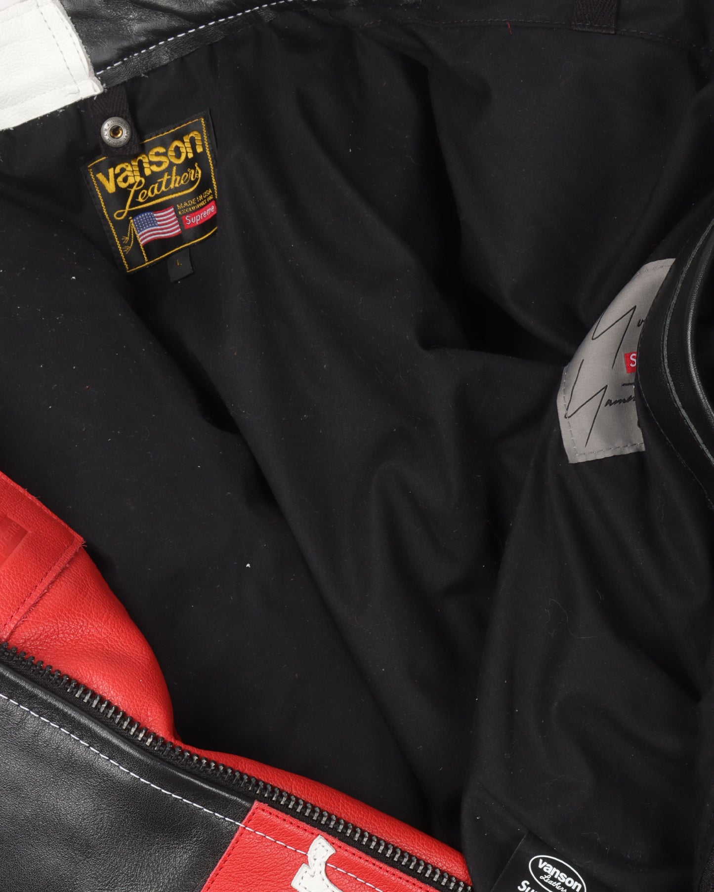 Yohji Yamamoto Vanson Leathers Split Jacket