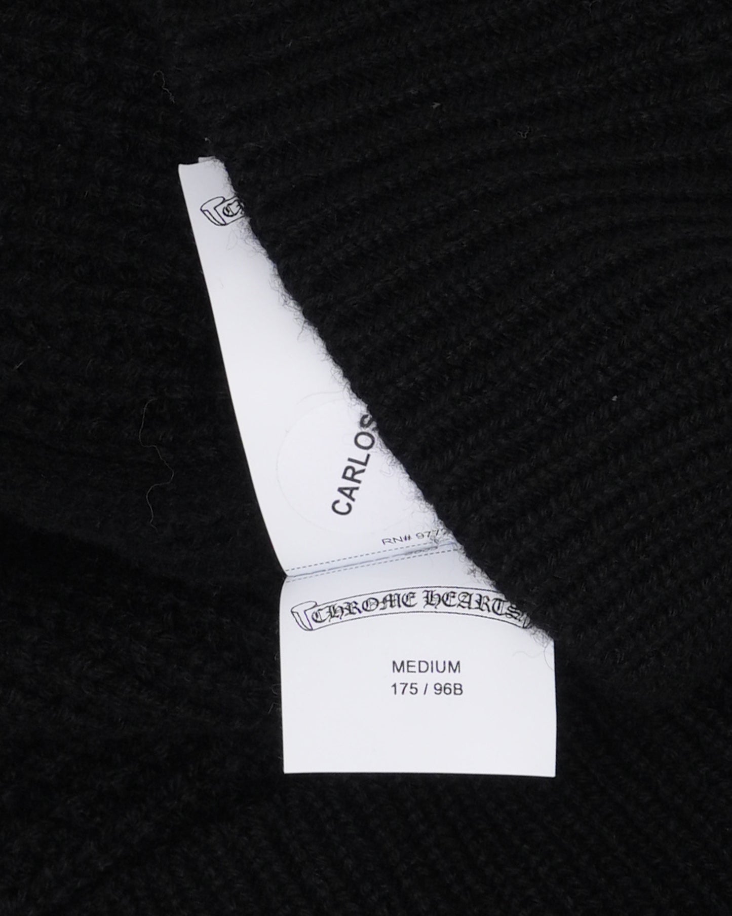 Cashmere Cross Patch Hit & Run Sweater