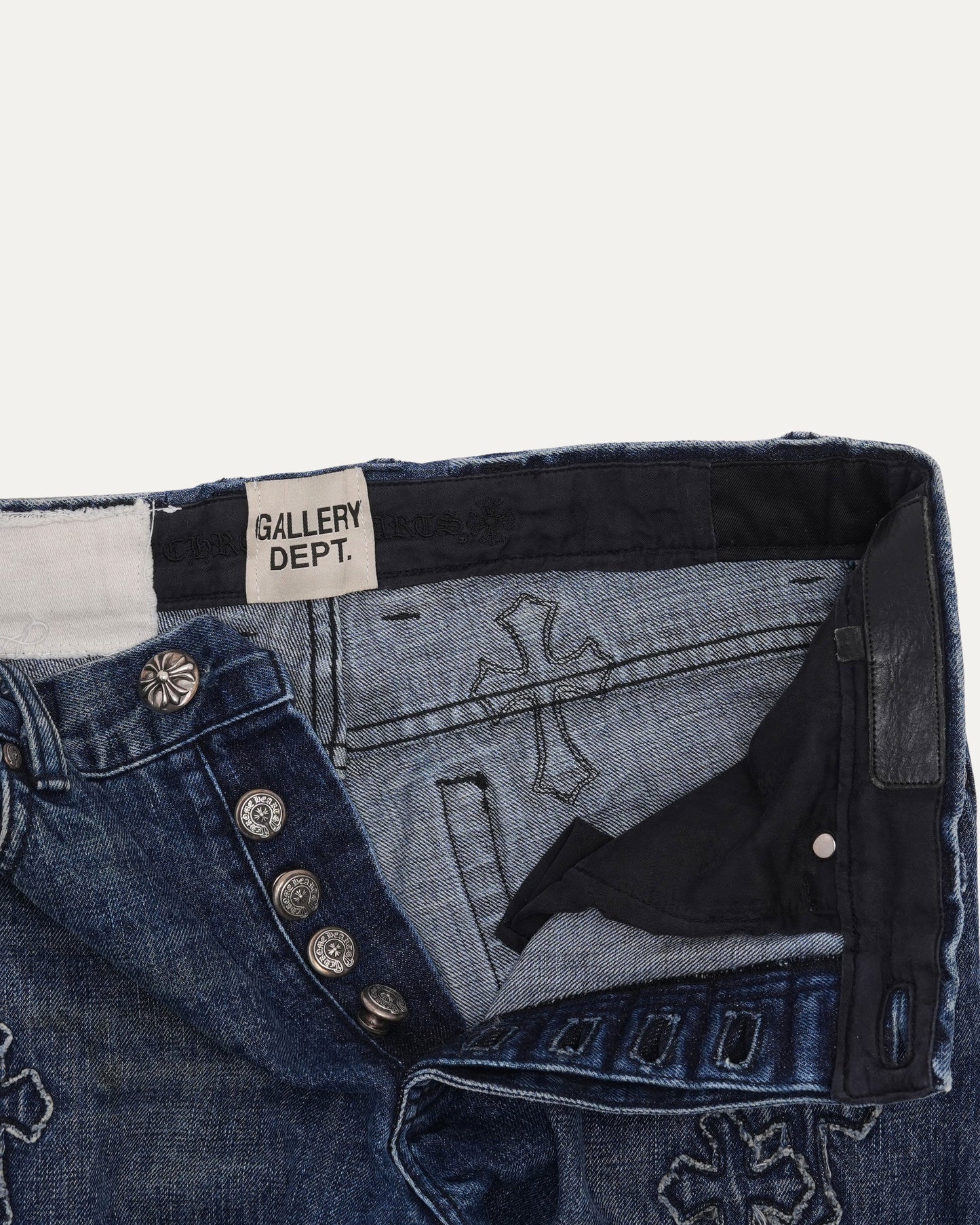Gallery Dept. Denim Cross Patch Flared Jeans