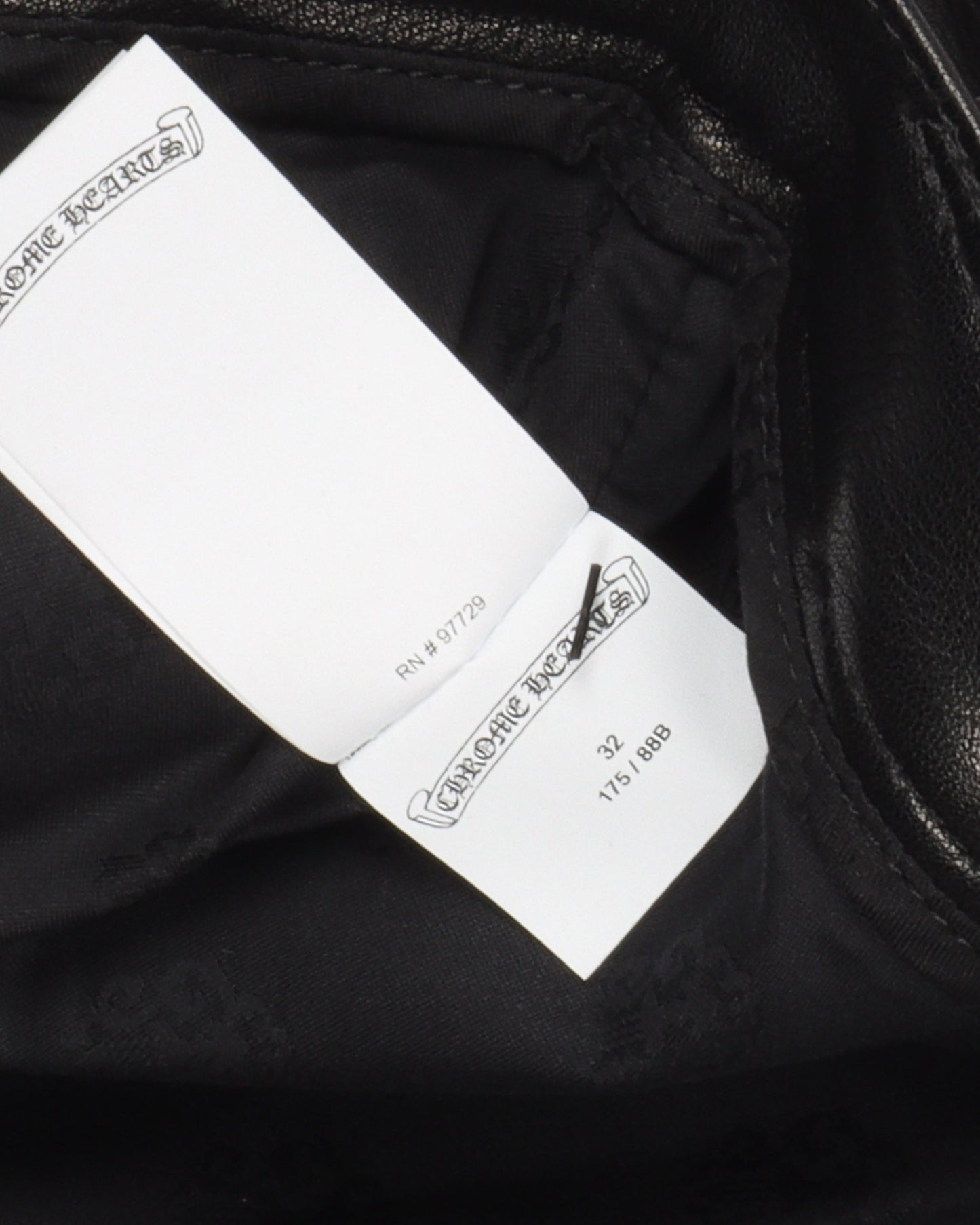 Leather Fleur Knee Carpenter Pants