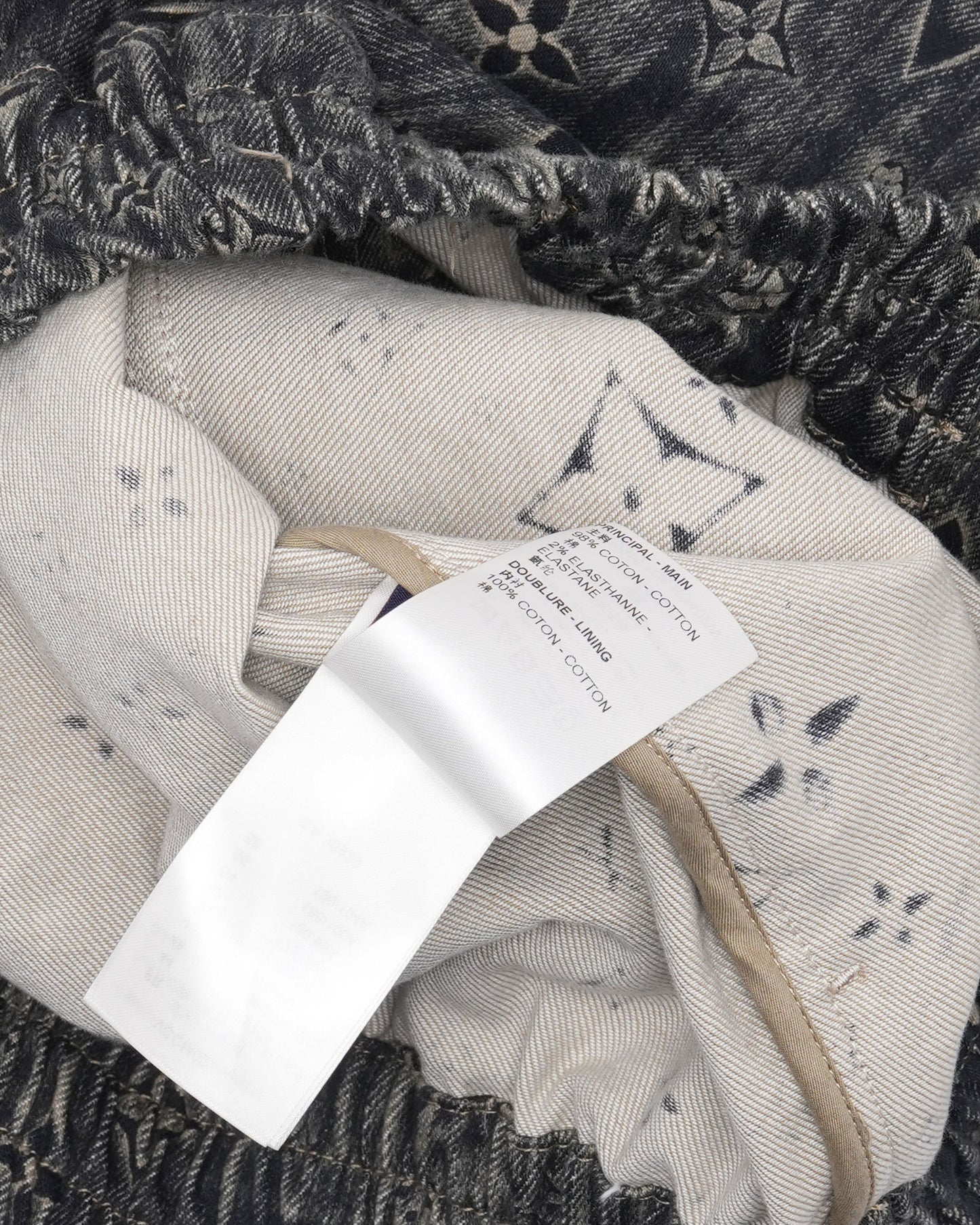 Watercolor Monogram Denim Bomber Jacket