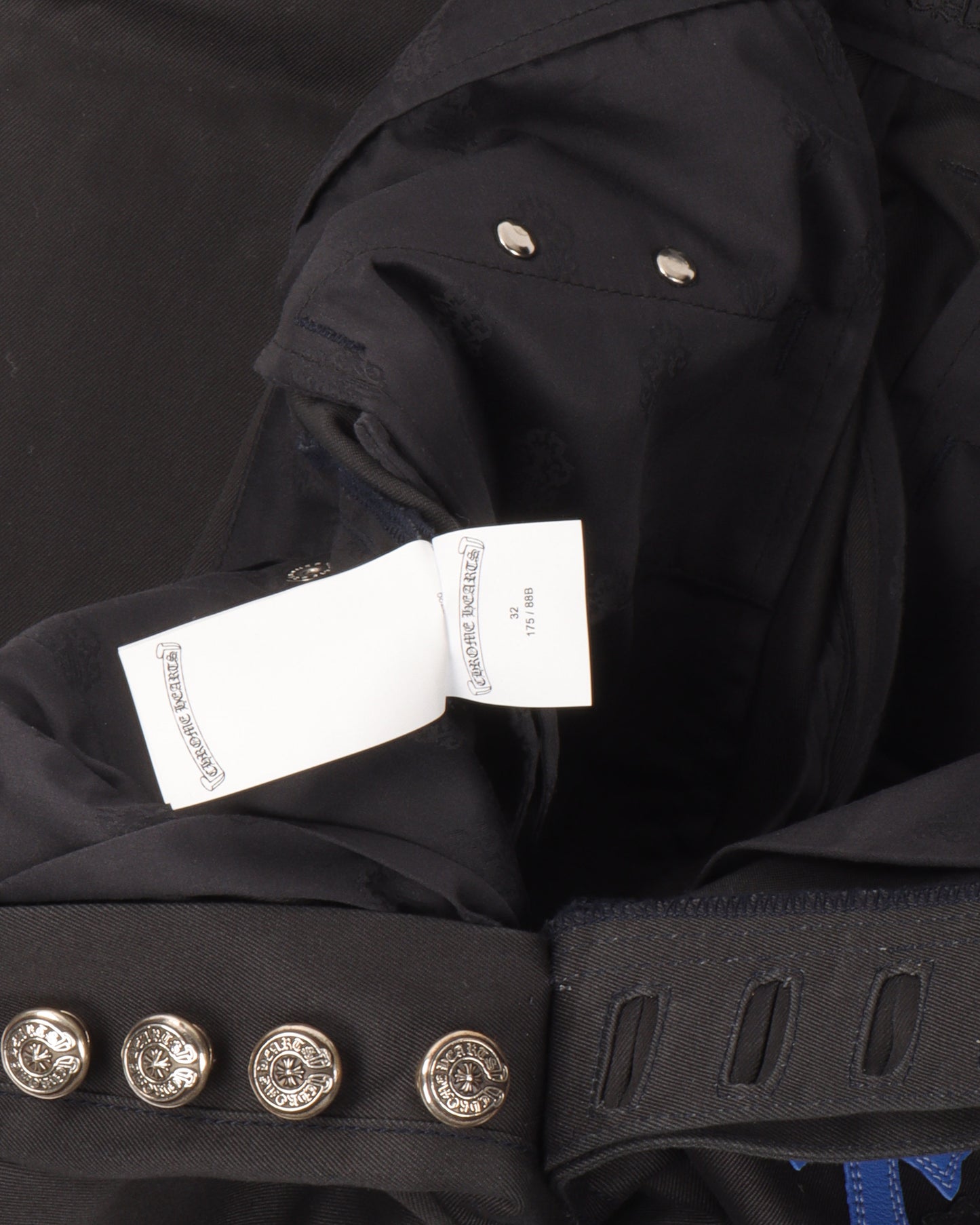 Multicolor Cross Patch Chino Pants