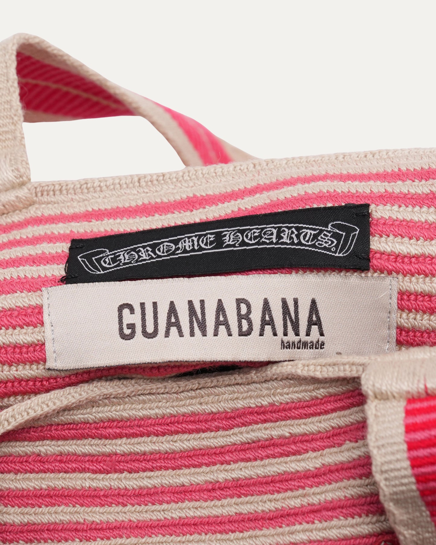 Guanabana Silver Embellished Cross Patch Bucket Bag