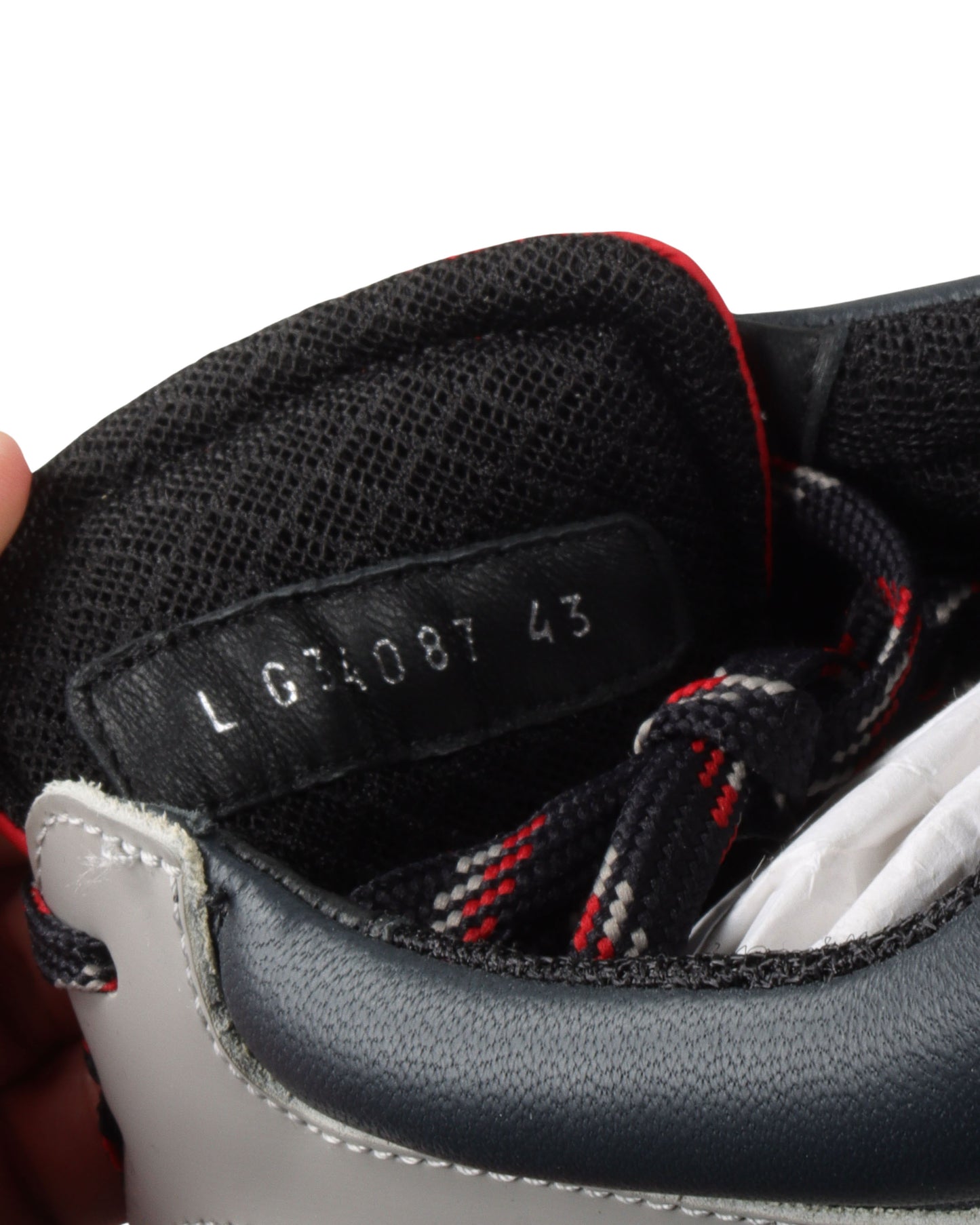 Suede and Nylon Sneaker