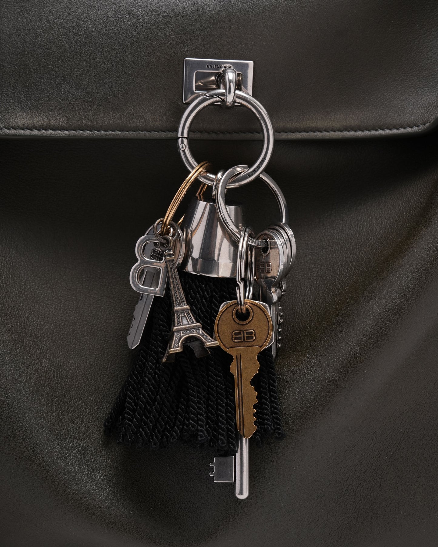 Large Used Effect Rodeo Bag with Charms