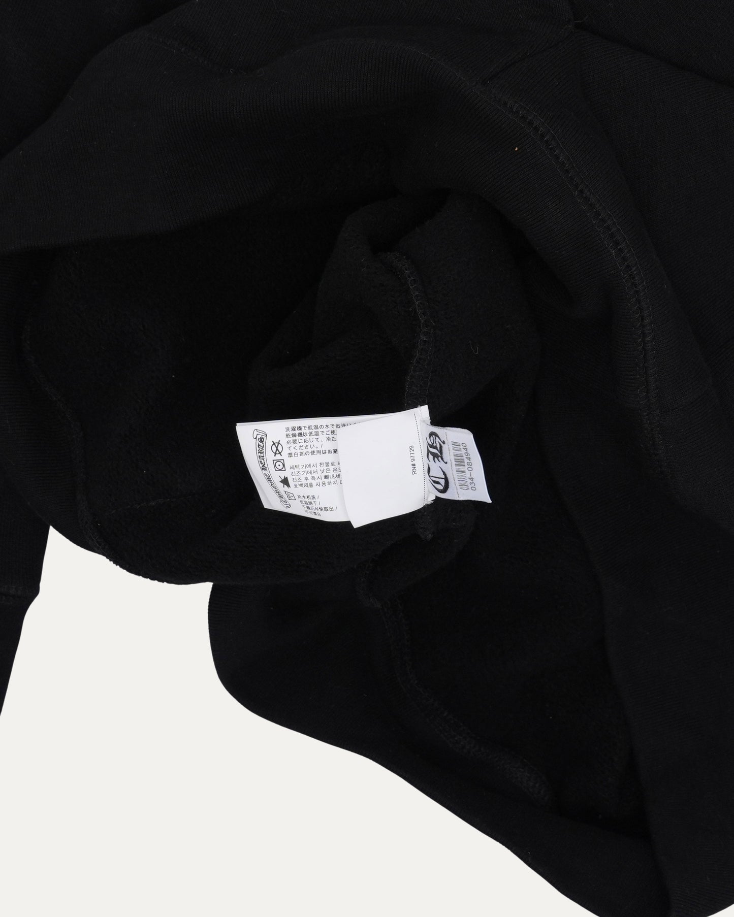 Hollywood Embroidered Cross Hoodie