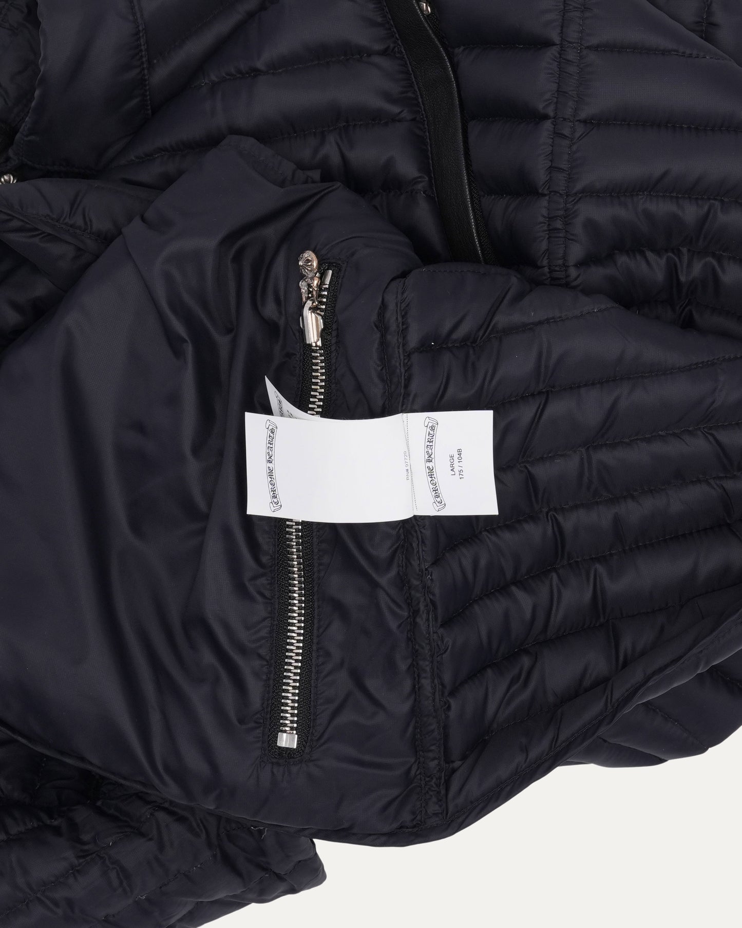 Cross Patch Nylon Insulated Shirt Jacket