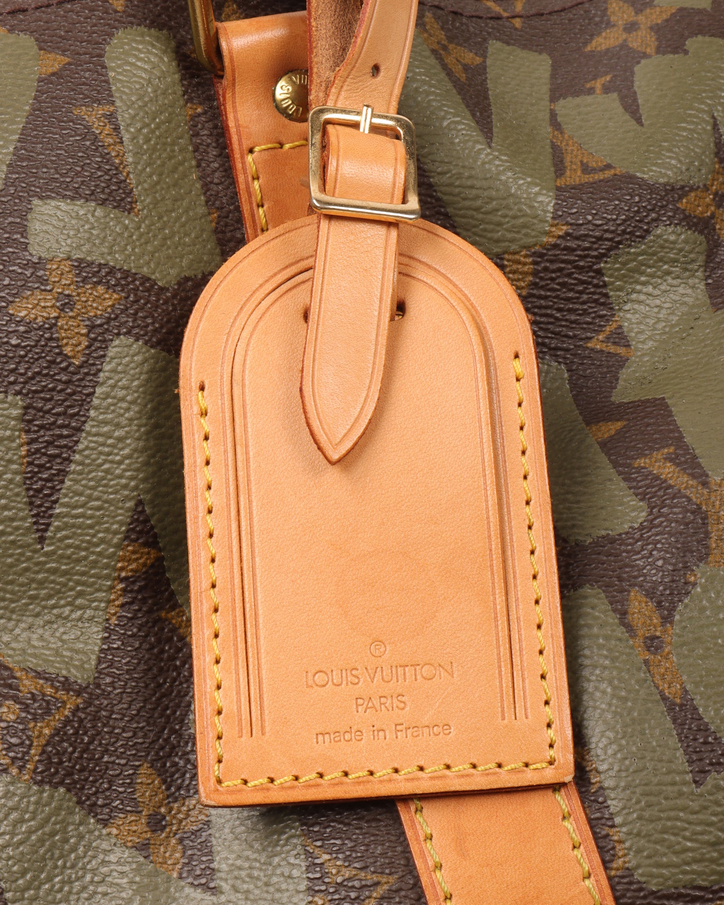 Stephen Sprouse Graffiti Keepall 50 Khaki