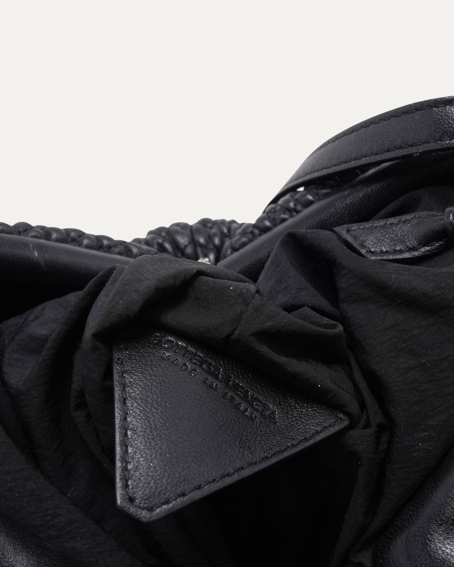 Small Lambskin Knit The Point Bag
