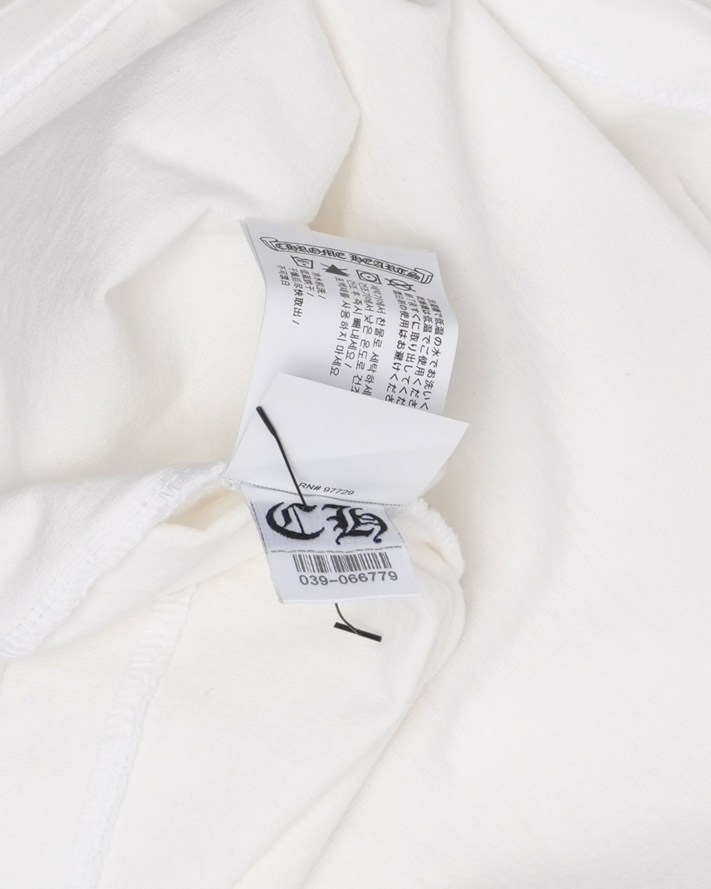 Embroidered Eyechart Long Sleeve Pocket T-Shirt
